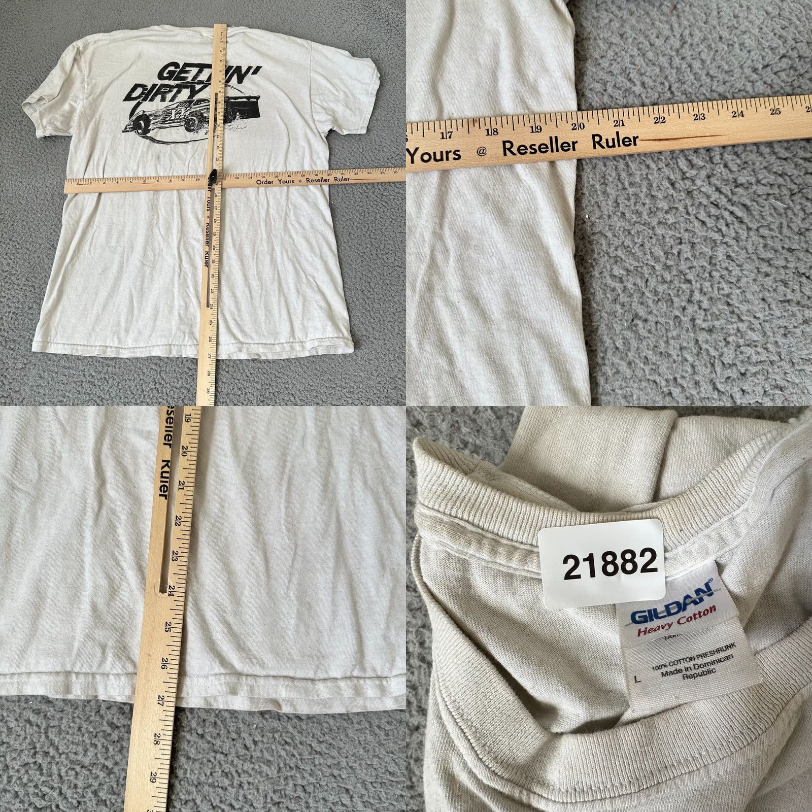 Gildan VINTAGE Lucas Oil Shirt Mens Large White 90s Motors Racing Show Me Challenge Shirt Mens L White 90s Motors Racing Size US L / EU 52-54 / 3 - 8 Thumbnail
