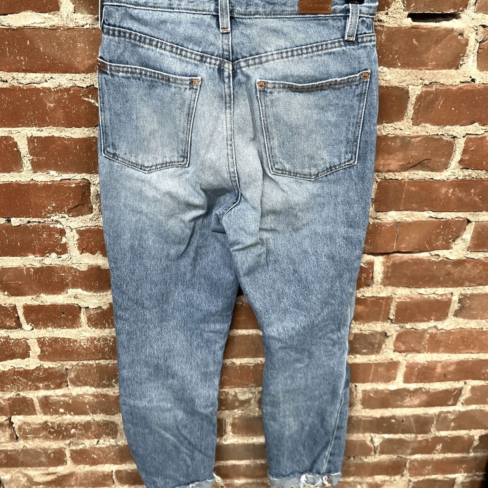 Bdg BDG Blue Jeans Straight Leg Slim 26 Women Regular Belt Loops Zipper Button Denim Blue Light Size 26" / US 2 / IT 38 - 3 Thumbnail
