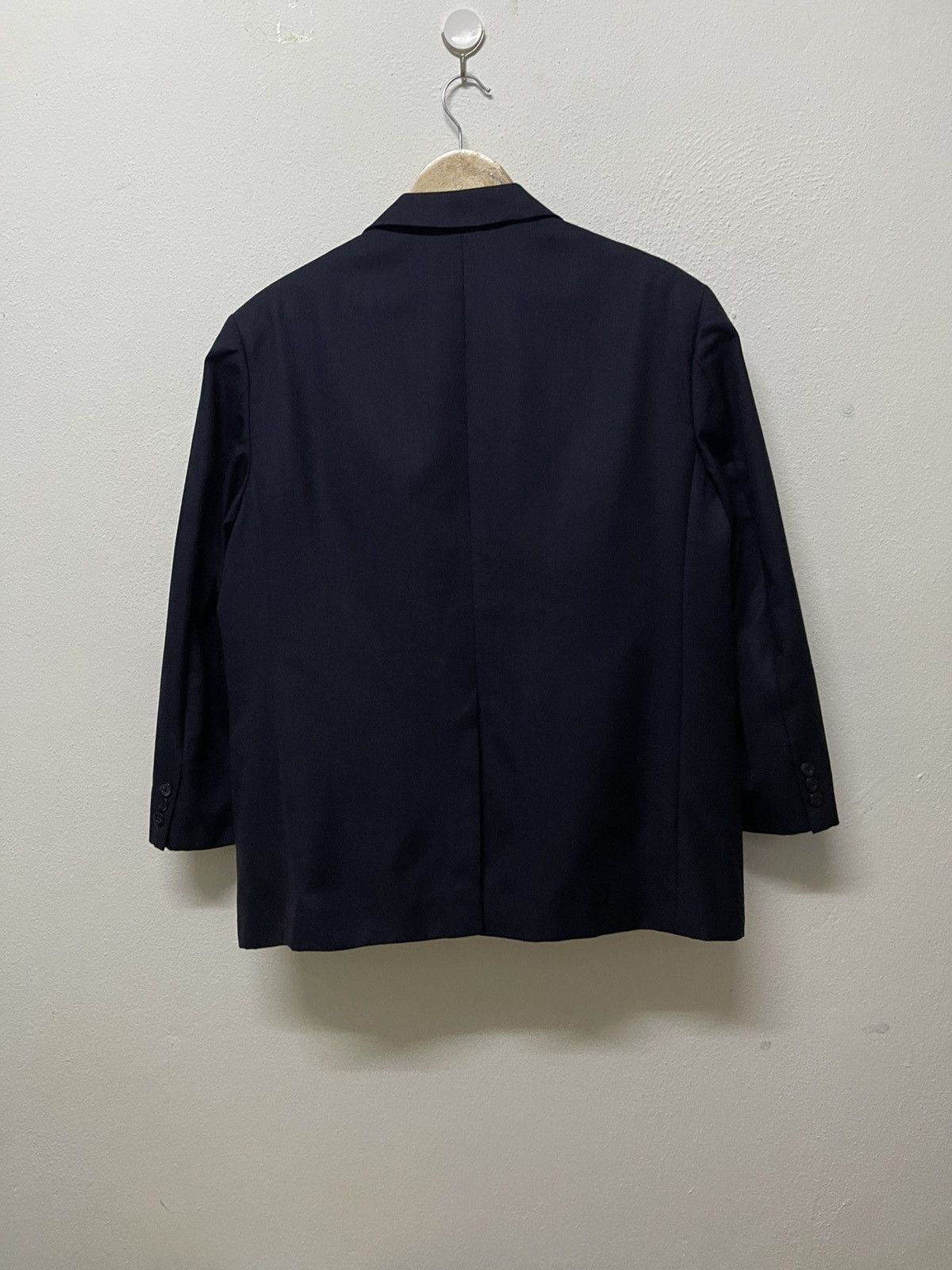 Balenciaga 2000s BALENCIAGA PARIS BLAZZER BLUE BLACK Size 38L - 2 Thumbnail