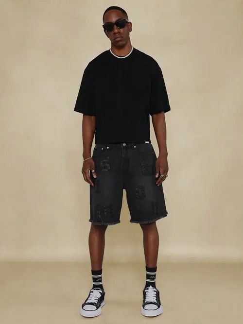 Jean Denim Jeans DRIP Shorts Jorts Size US 32 / EU 48 - 4 Thumbnail