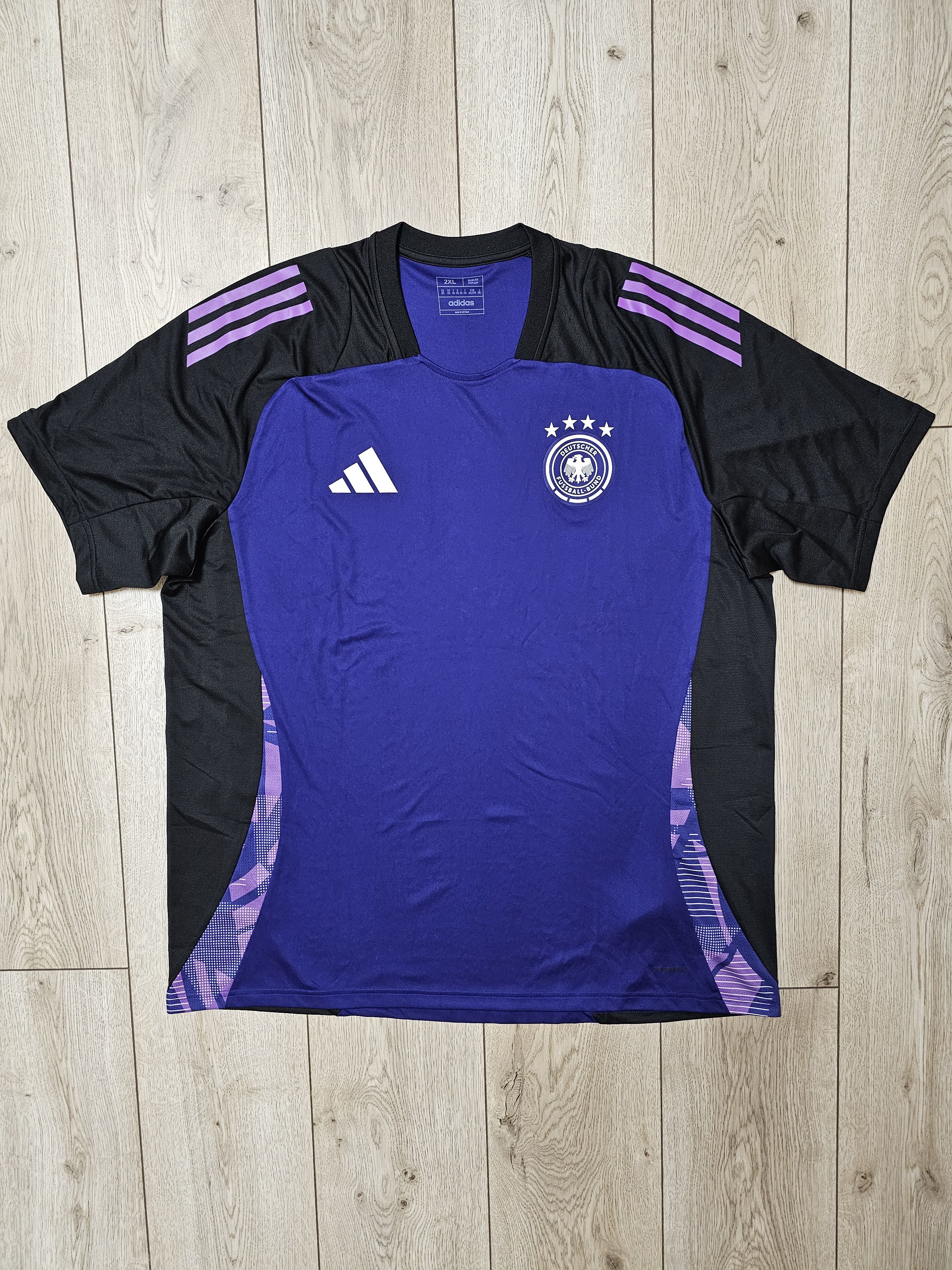 Adidas GERMANY 2024 TRAINING EURO FOOTBALL SHIRT SOCCER JERSEY Size US XXL / EU 58 / 5 - 1 Thumbnail
