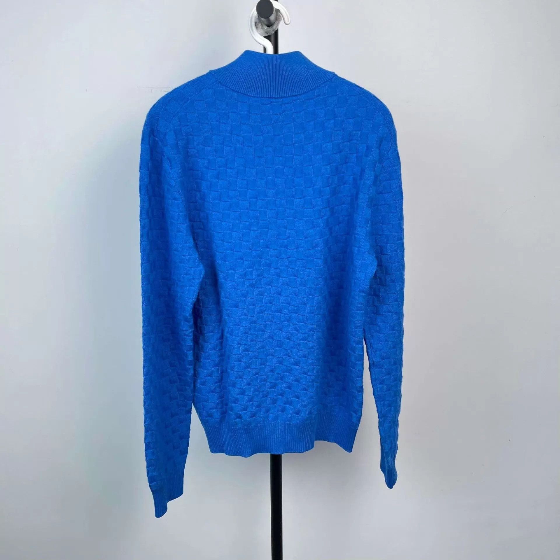 Louis Vuitton LV Knit Jacket Blue M Size US M / EU 48-50 / 2 - 2 Thumbnail