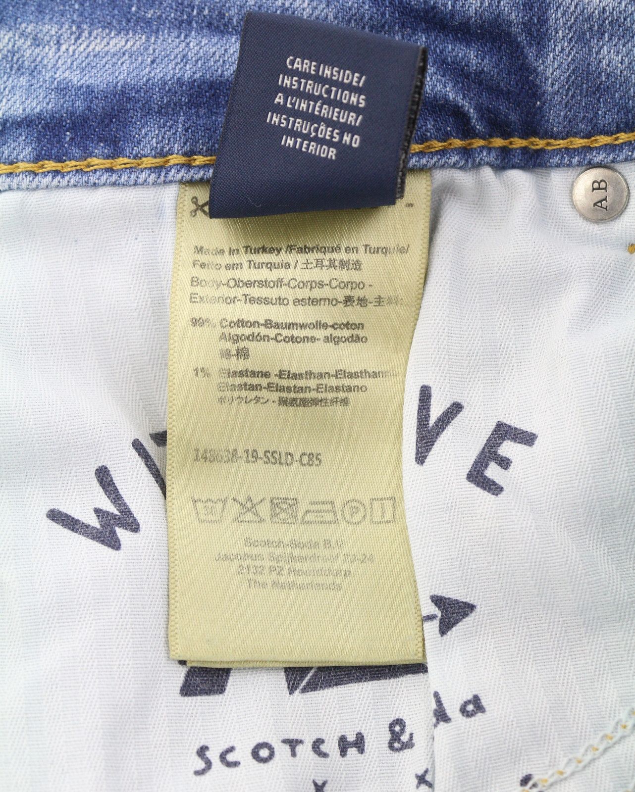 Scotch & Soda W24/L32 Blue Faded Petite Boyfriend Jeans 89094 Size 24" / US 00 / IT 34 - 10 Thumbnail