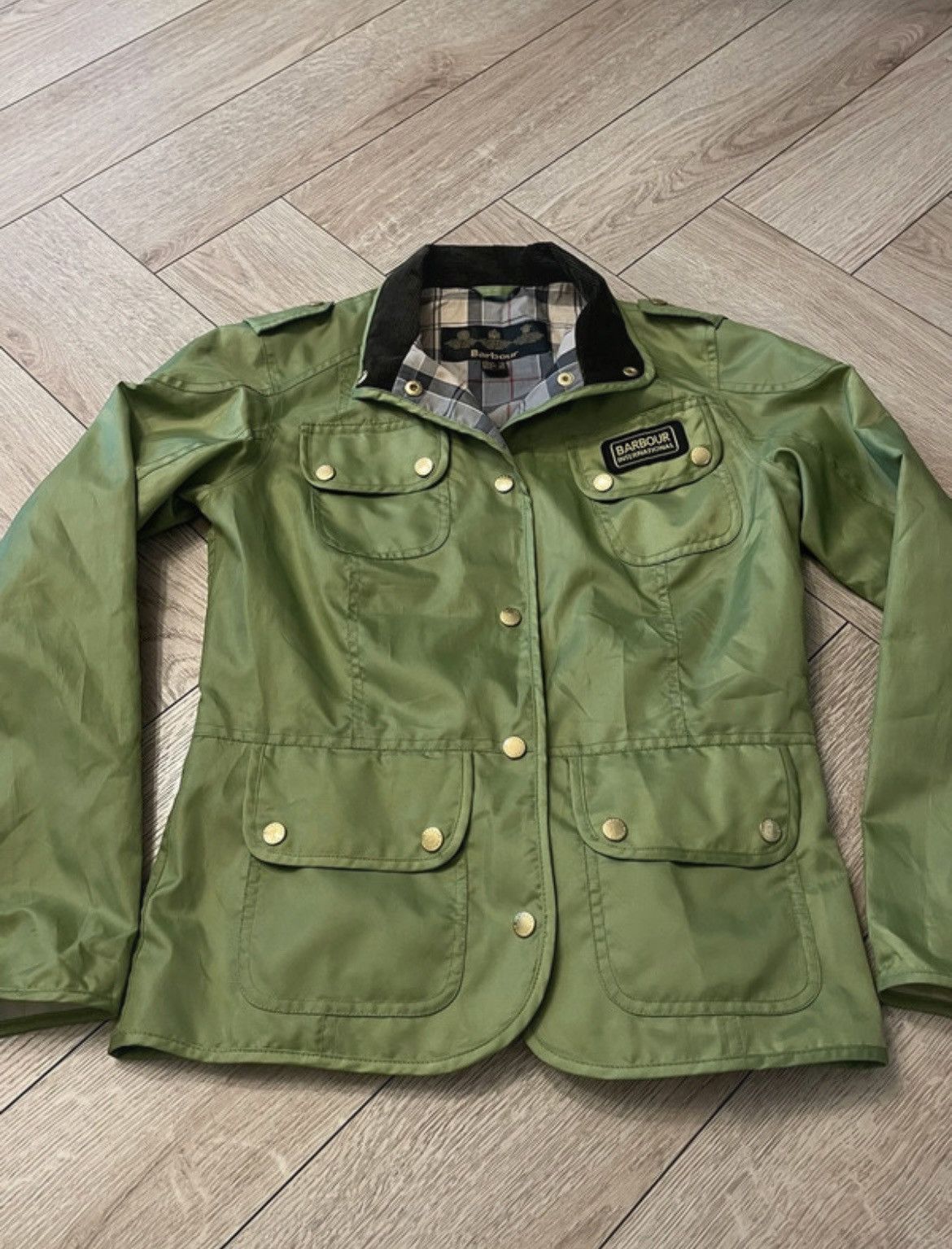 Barbour Barbour International Vintage Ladies Jacket Size S / US 4 / IT 40 - 4 Thumbnail