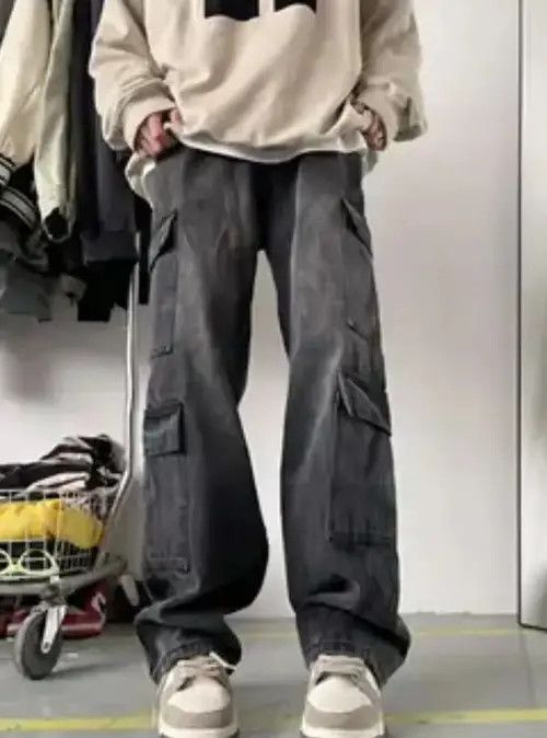 Japanese Brand Patchwork Washed Blue Flare Jeans Pants Size US 28 / EU 44 - 3 Thumbnail