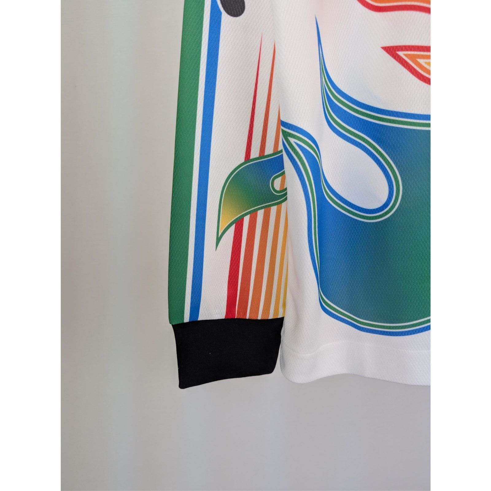 Casablanca o1rshd1 Sleeve Football Tee Perforated Jersey Sweatshirt Size US XXL / EU 58 / 5 - 6 Thumbnail