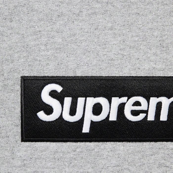 Supreme Supreme Box Logo Crewneck - Heather Grey (FW22) | Grailed