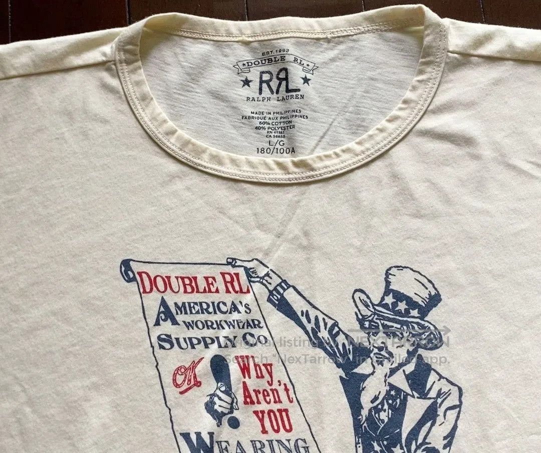 RRL Ralph Lauren RRL Graphic Jersey T. Size US L / EU 52-54 / 3 - 2 Thumbnail