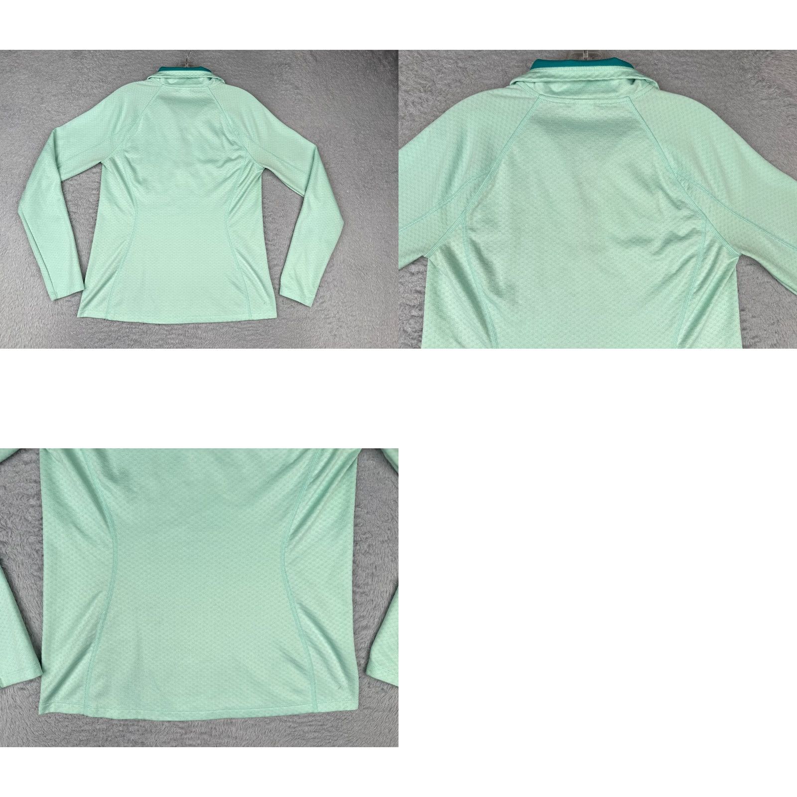 The North Face The North Face Sweatshirt Women M Blue 1/4 Zip Long Sleeve Polyester Blend Logo Pullover Size M / US 6-8 / IT 42-44 - 9 Thumbnail