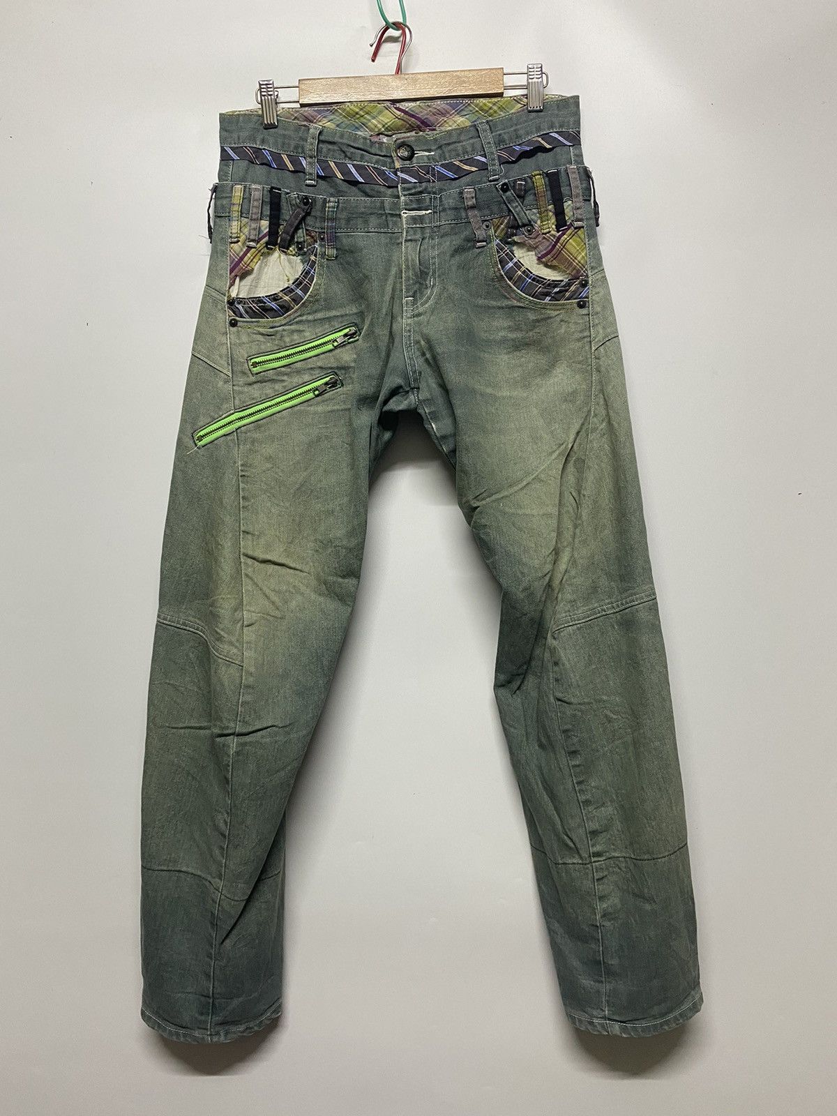 Hysteric Glamour × Japanese Brand BreathMin Double Waist Japanese Punk Pant Size US 32 / EU 48 - 1 Thumbnail