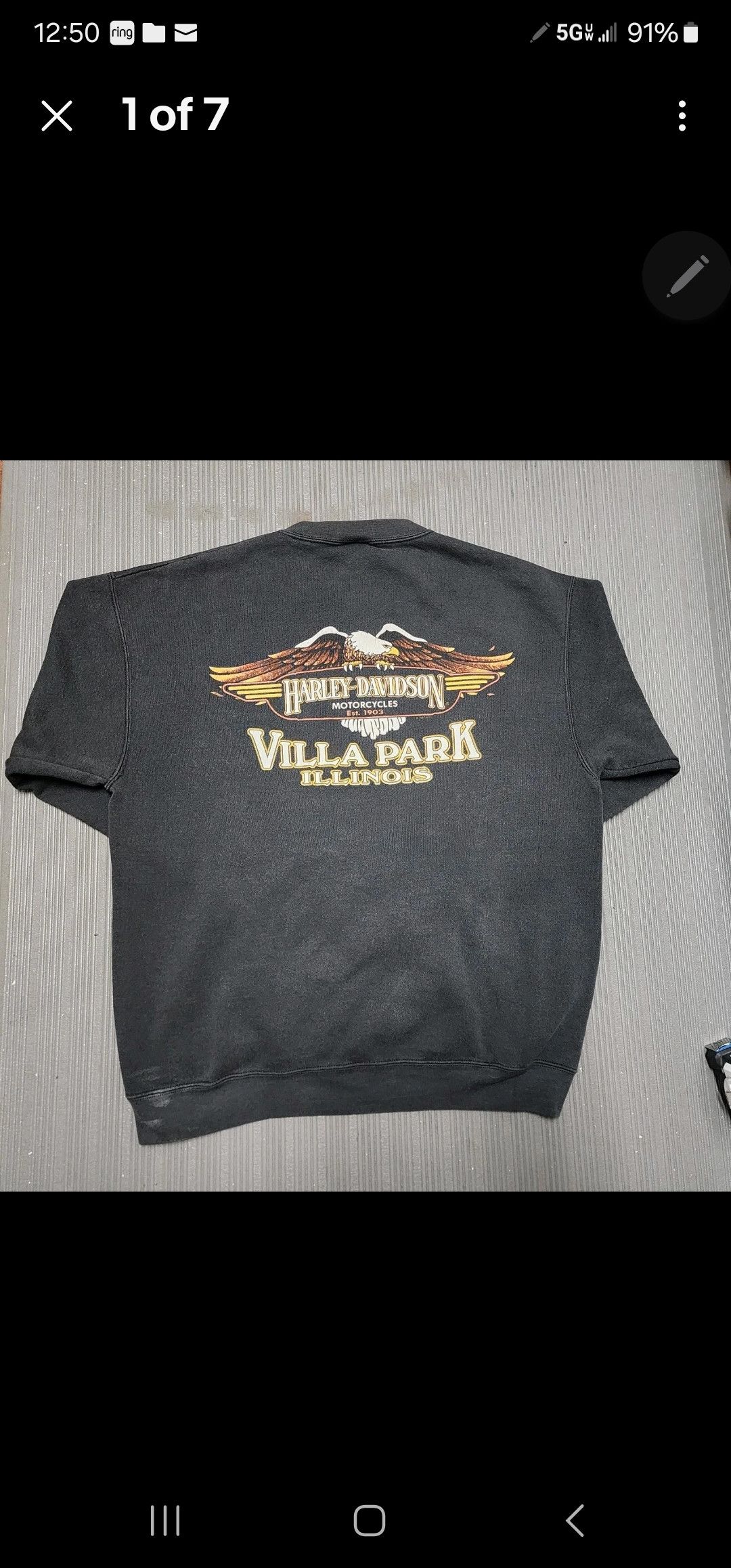 Harley Davidson Vtg Harley Davidson Redline Crewneck Pullover Sweater Large Size US XL / EU 56 / 4 - 2 Thumbnail