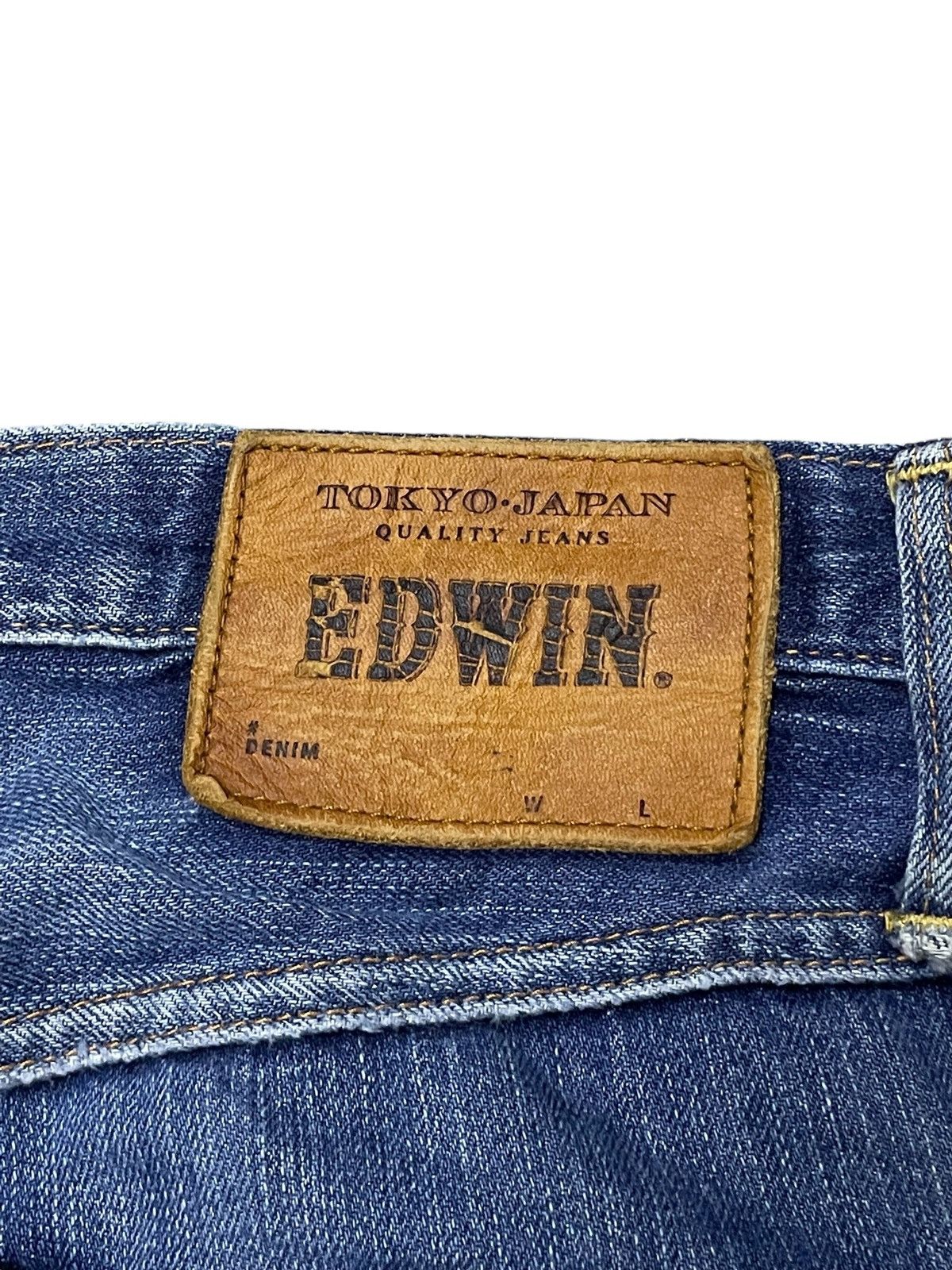 Edwin × Japanese Brand × Vintage Vintage Edwin Tokyo Japan EJP06 Straight Jeans Size US 30 / EU 46 - 15 Thumbnail