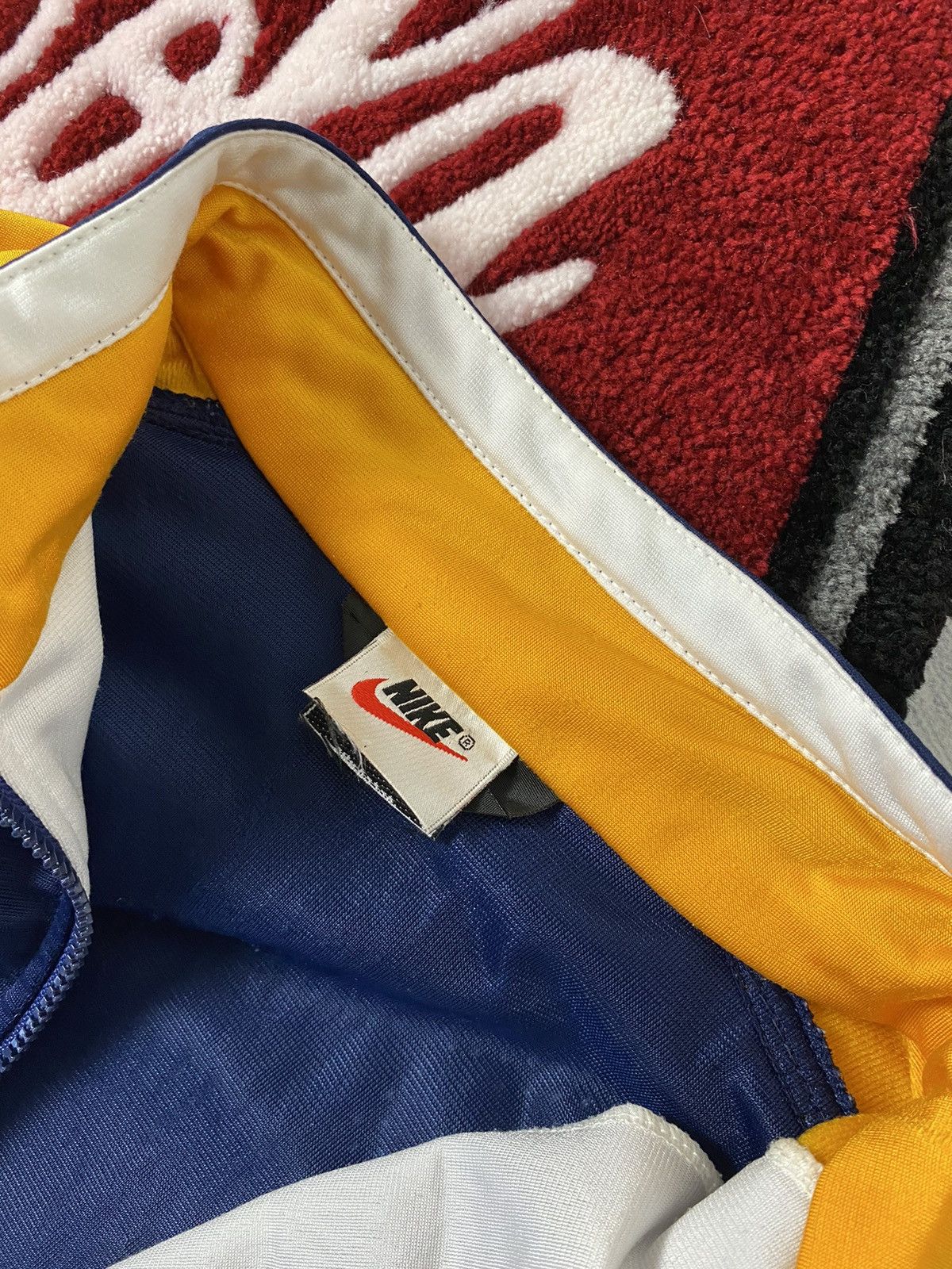 Nike × Vintage Vintage Nike 90s big logo centre swoosh track top Size US M / EU 48-50 / 2 - 5 Thumbnail