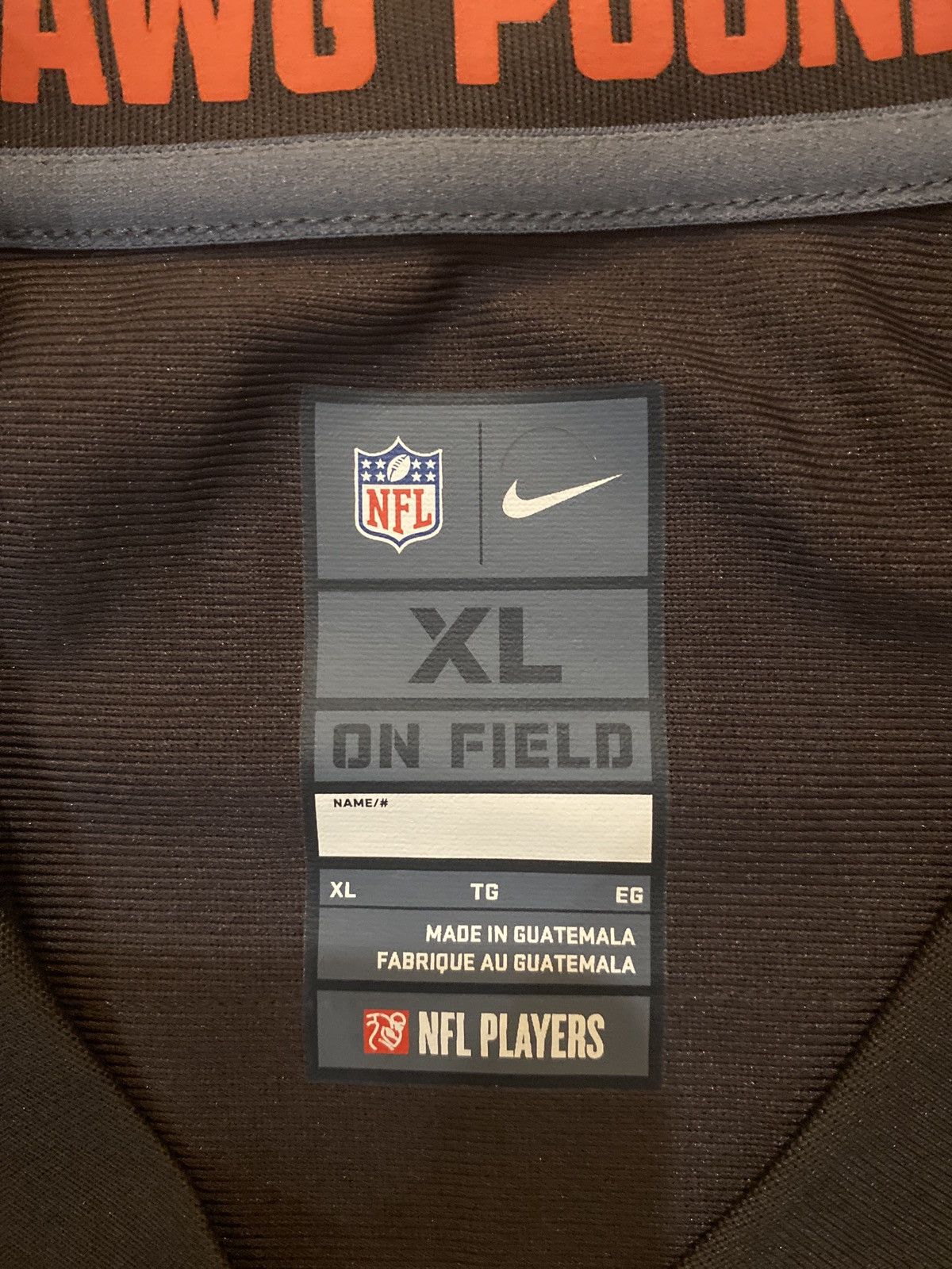 NFL NFL Nike DeShone Kizer Cleveland Browns Jersey Size US XL / EU 56 / 4 - 4 Thumbnail