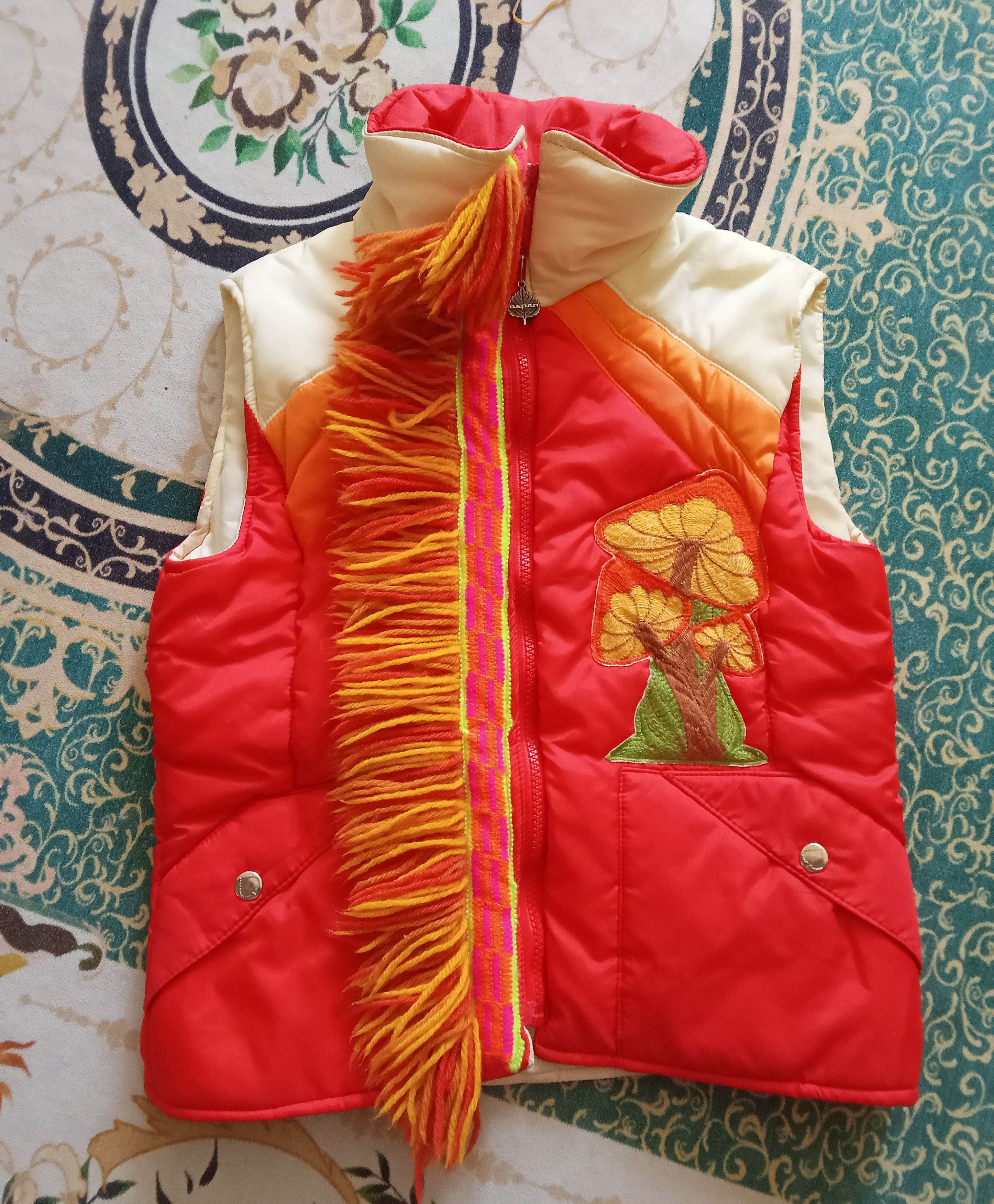 Vintage Naoko Ushiro Glamorous x Aspen Fuffer Vest