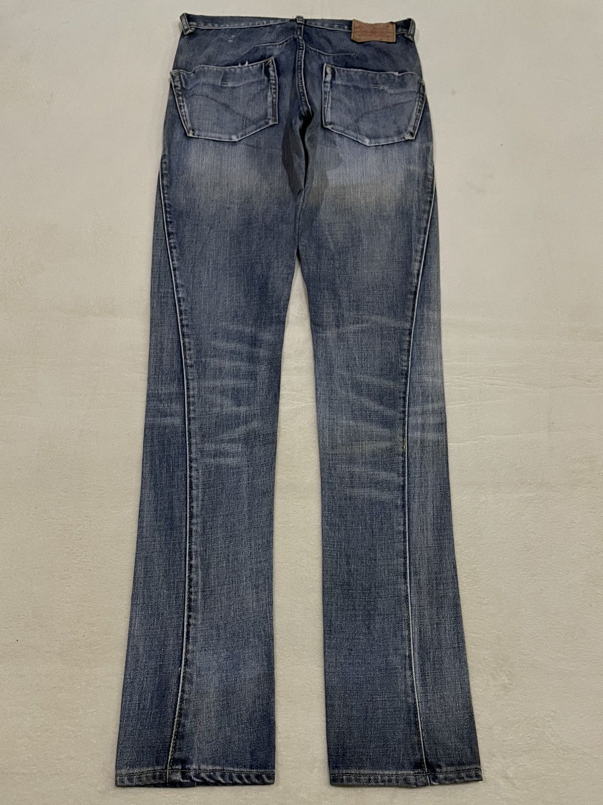 Japanese Brand Vintage Rna Inc. Skinny Madwush Faded Denim Jeans Size US 32 / EU 48 - 12 Thumbnail