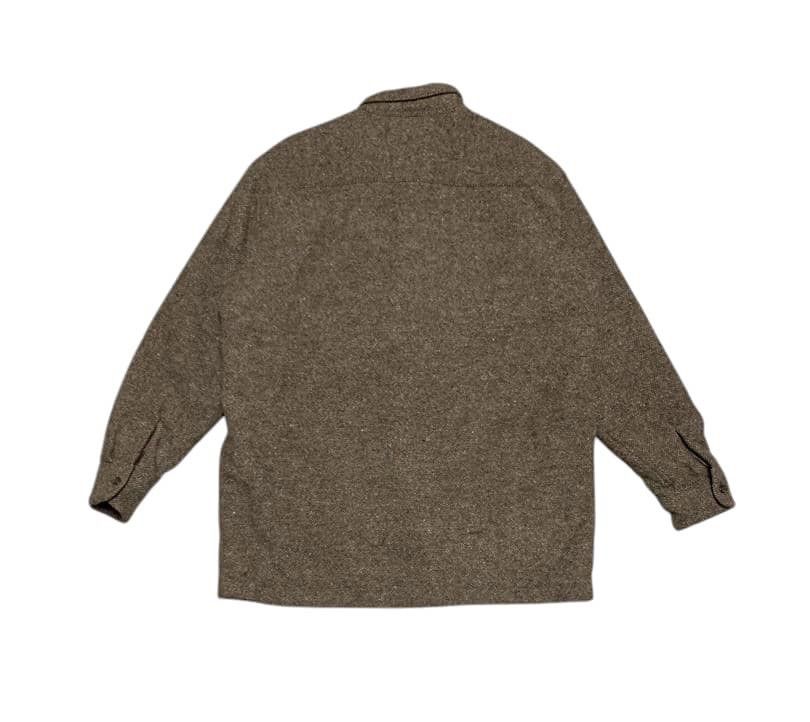 Issey Miyake Vintage Papas By Issey Miyake Wool Flannel Shirt Jacket Size US L / EU 52-54 / 3 - 6 Thumbnail
