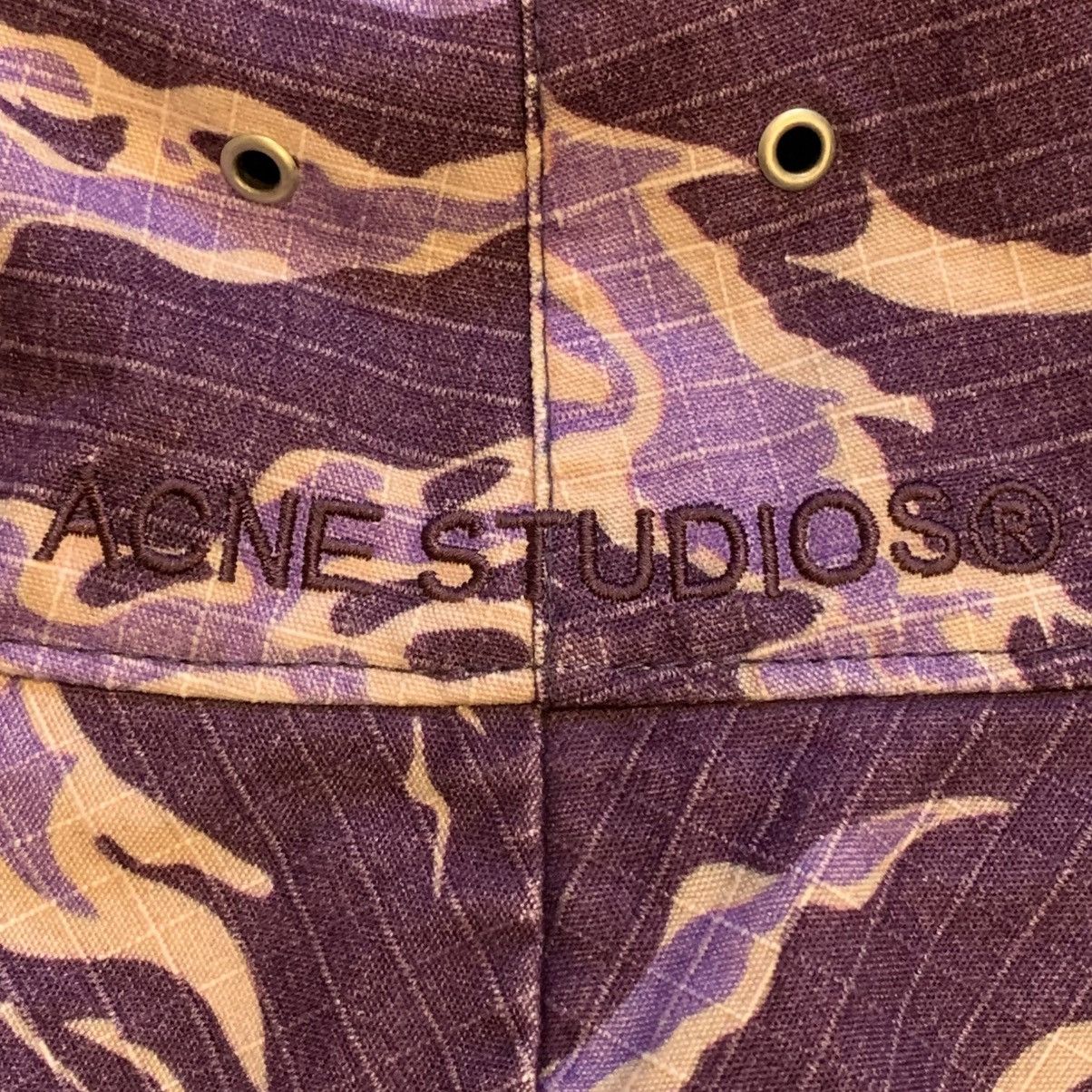 Acne Studios ACNE STUDIOS PURPLE CAMOU BUCKET HAT Size ONE SIZE - 4 Thumbnail