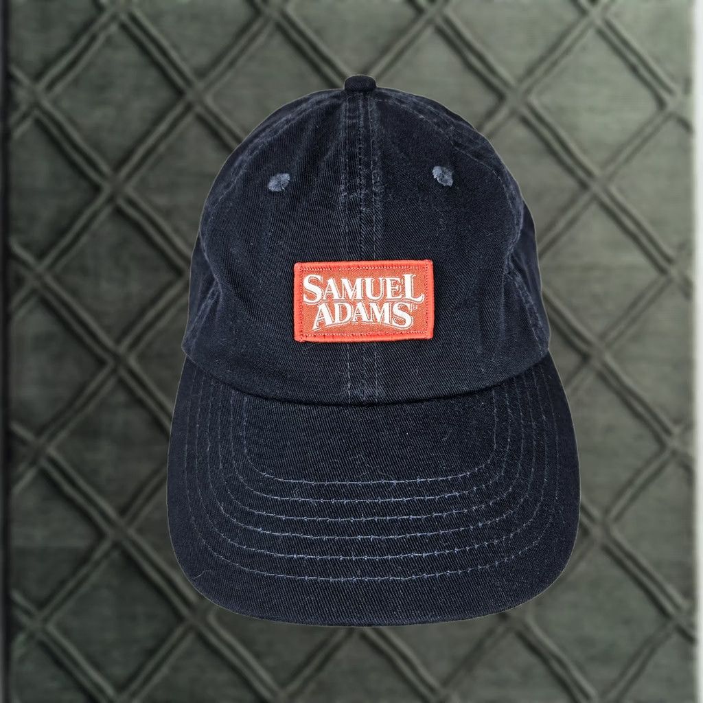 Vintage Samuel Adams Hat Cap Strap Back Patch Beer Promo Mens Hat Baseball Cap blue Twill Cotton Sam Vintage? No. Size ONE SIZE - 1 Thumbnail