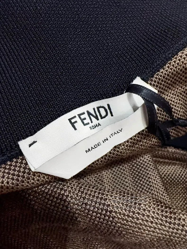 Fendi Fendi Monogrammed Dress Size 4XL / US 24-26 - 4 Thumbnail
