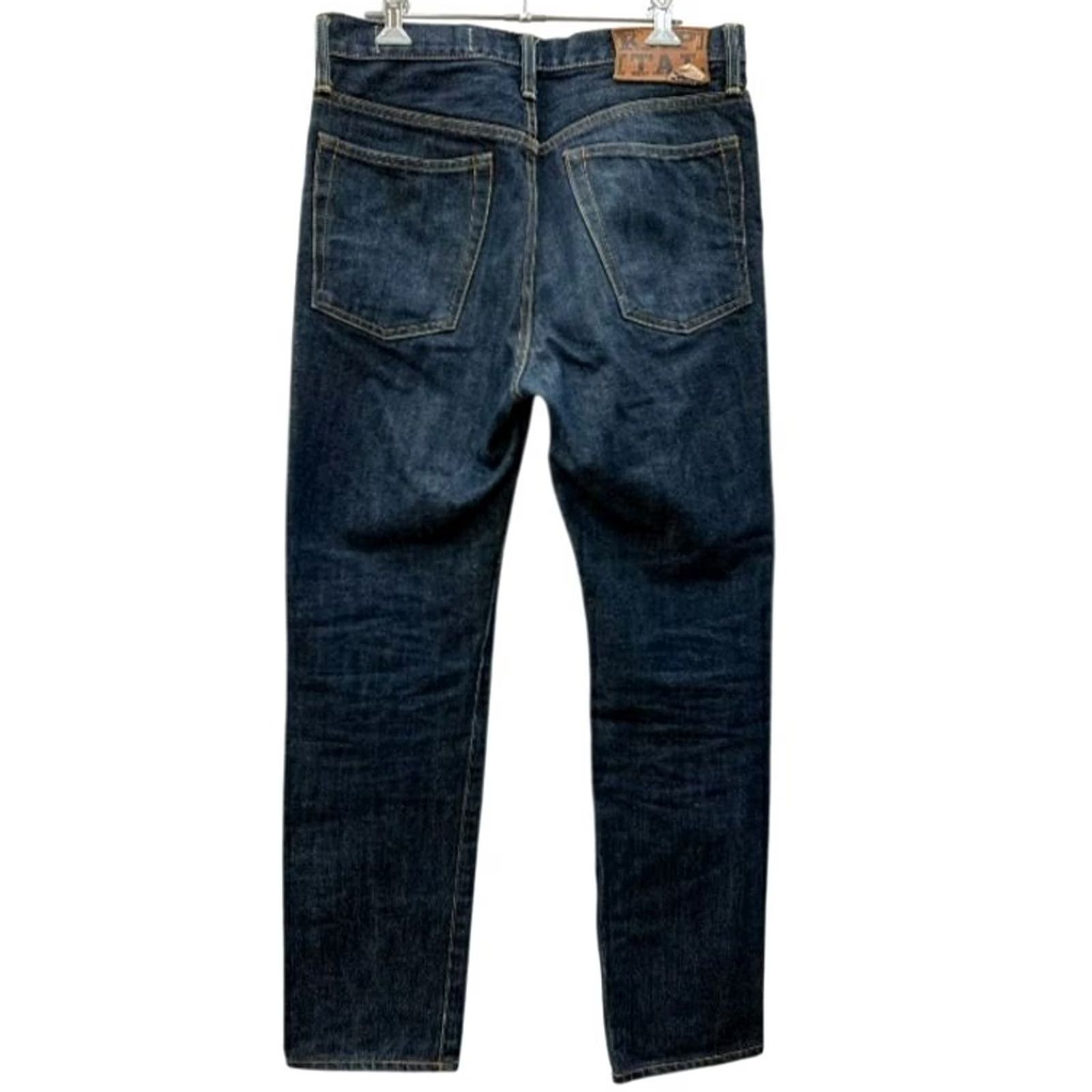Kapital KAPITAL men's Straight Denim Jeans size32 Indigo Solid Casual USED Size US 32 / EU 48 - 2 Thumbnail
