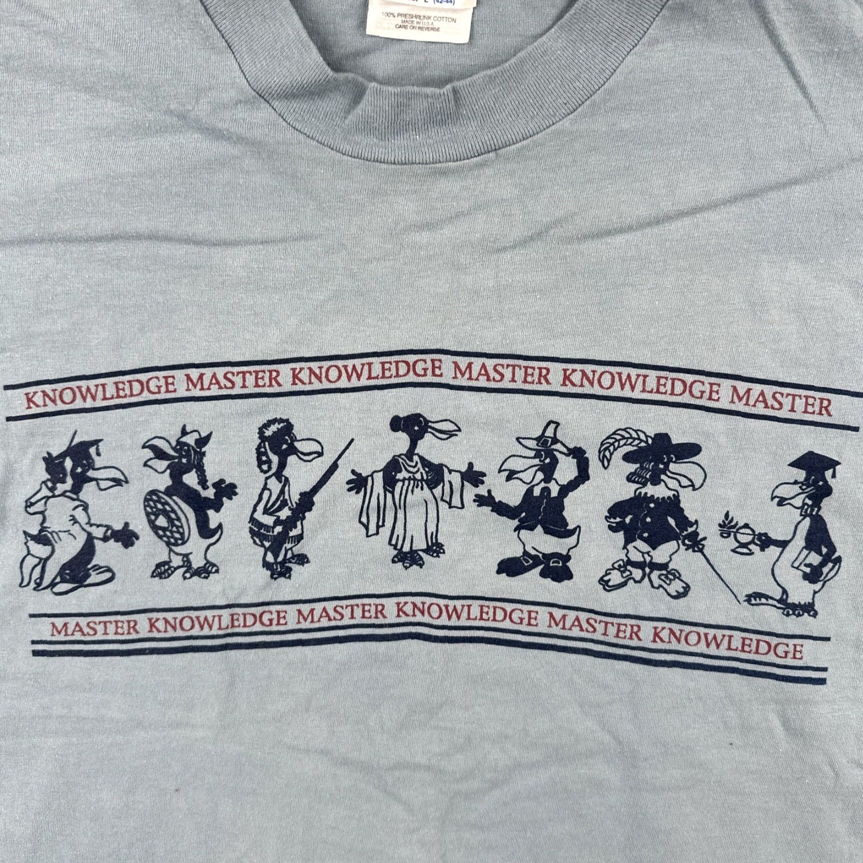 Hanes VINTAGE Hanes Beefy-T Blue L Short Sleeve T Shirt USA Made 90s 1996 National Champs Mens Size US L / EU 52-54 / 3 - 5 Thumbnail