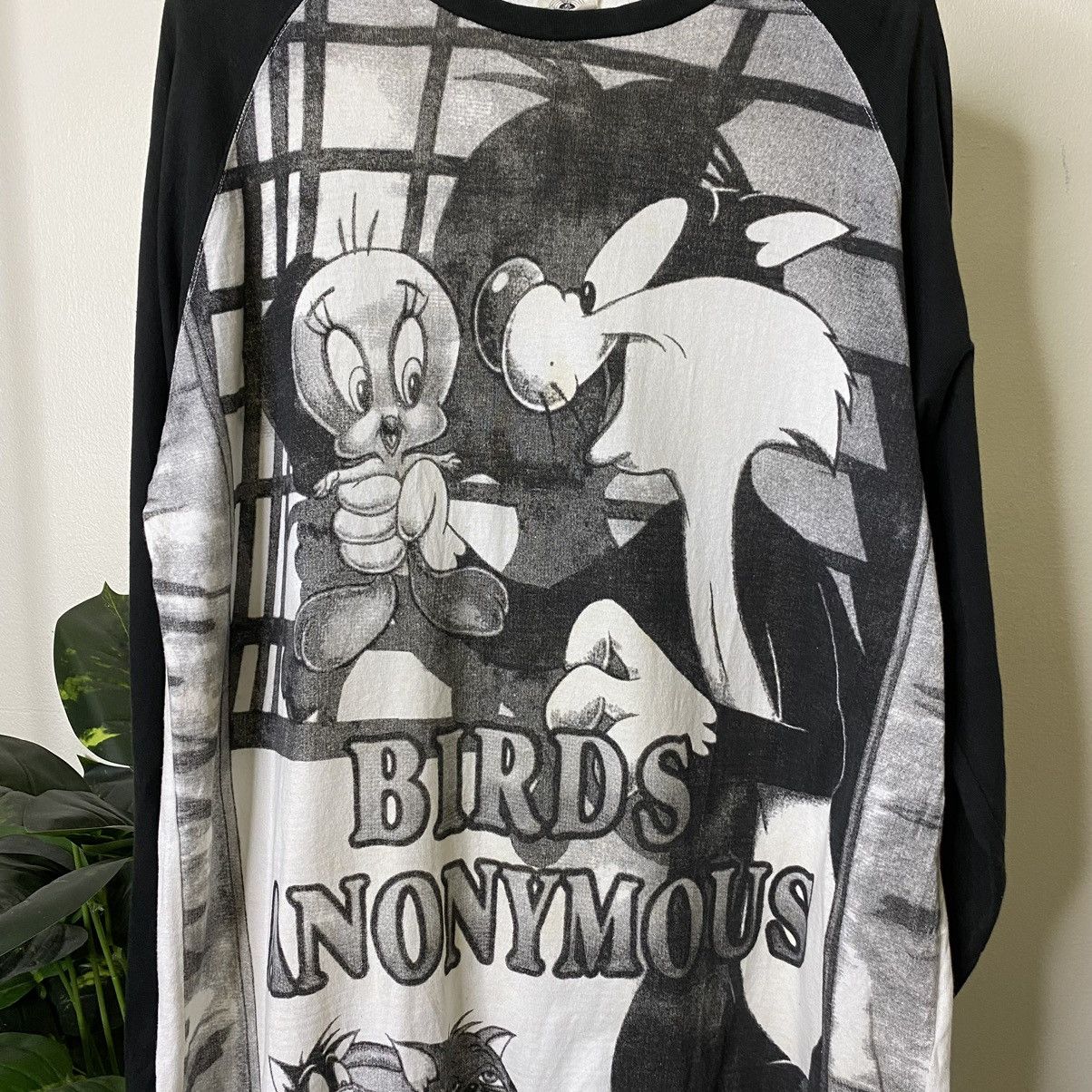 Cartoon Network × Vintage × Warner Bros 2000s Looney Tunes Sylvester & Tweety Overprint LS Tee Size US XL / EU 56 / 4 - 2 Thumbnail