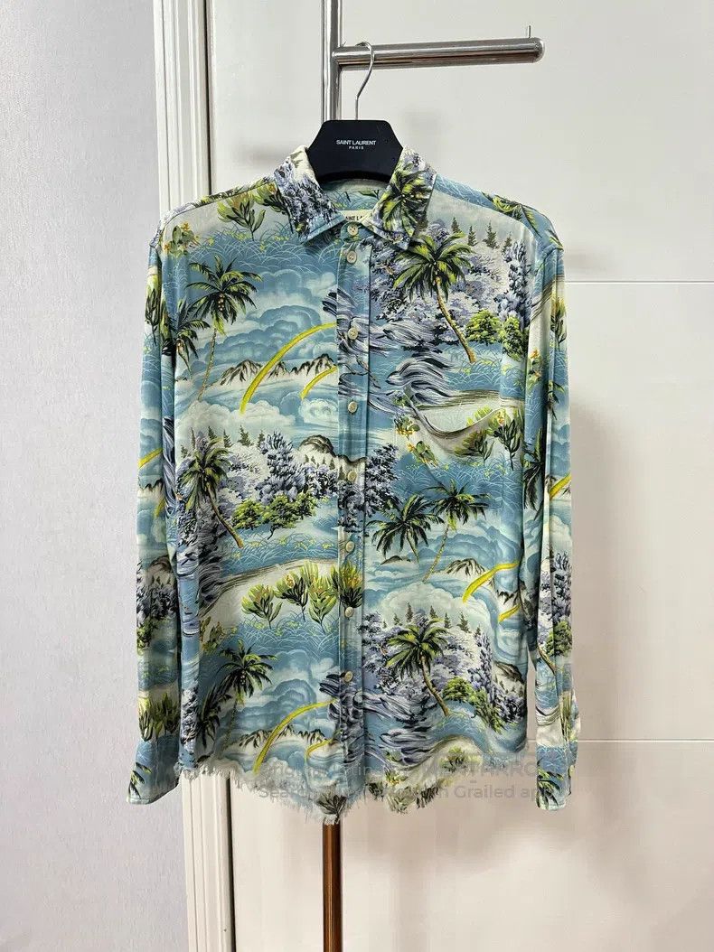 Saint Laurent Paris Saint Laurent Paris Wave Shirt Size XS / US 0-2 / IT 36-38 - 1 Thumbnail
