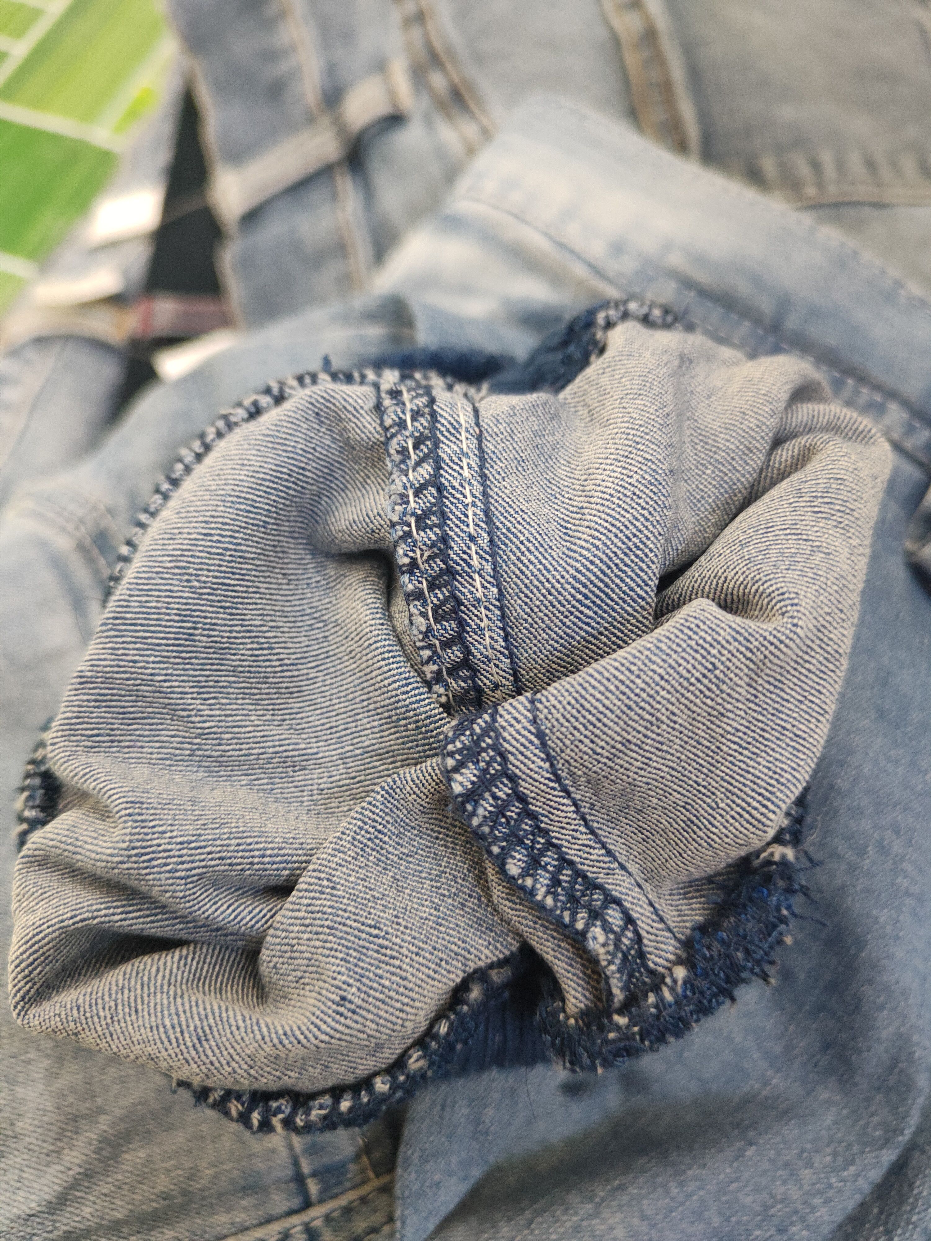Japanese Brand Toraichi Blue Distressed Ripped Jogger Jeans #W1998 Size US 32 / EU 48 - 14 Thumbnail