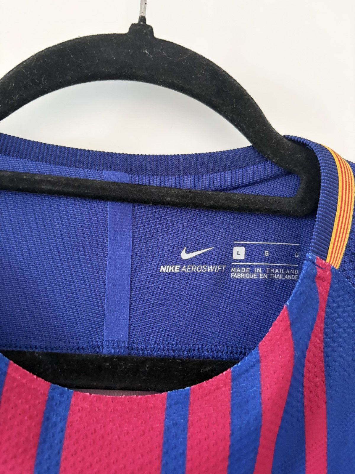 Barcelona nike 2017/2018 domowa Messi meczowa Aeroswift — zdjęcie 8