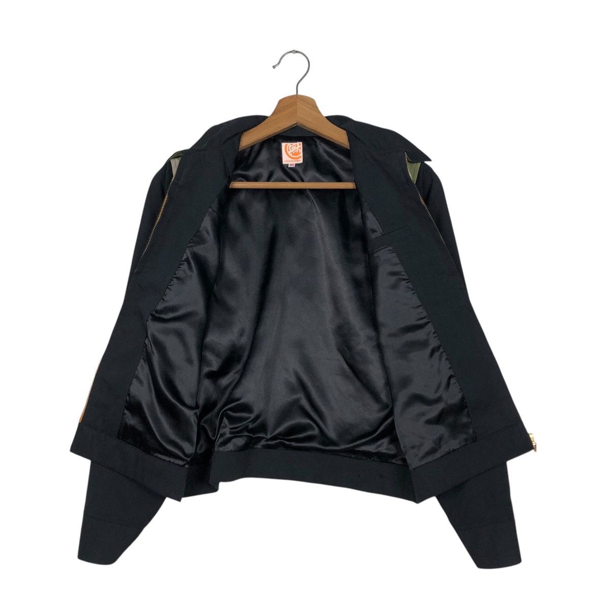Hysteric Glamour 📌Vintage Cropped Biker Jacket Japanese Aloha Size US XS / EU 42 / 0 - 14 Thumbnail