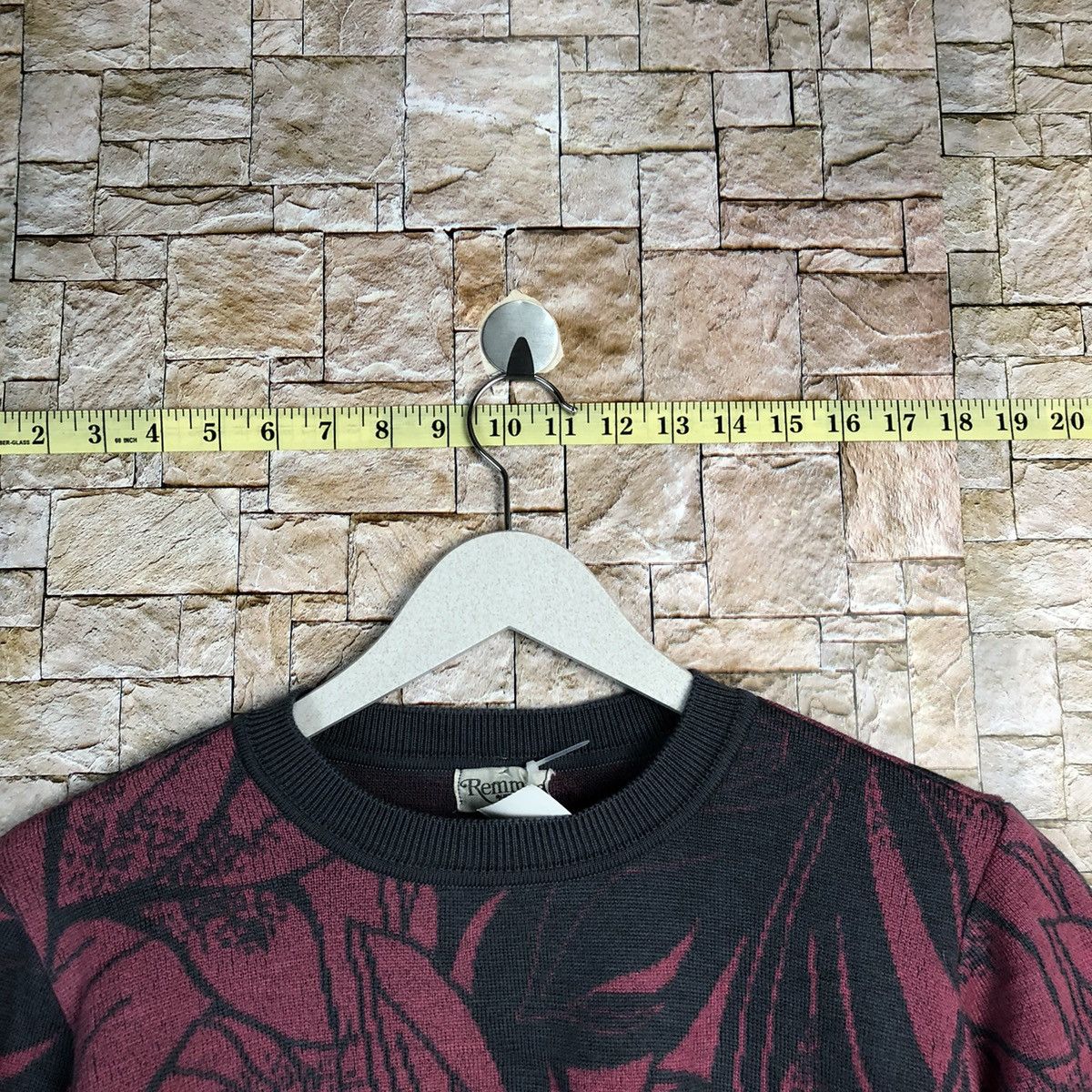 Homespun Knitwear Remminal Pink vintage art sweatshirt Knitwear #A309 Size XS / US 0-2 / IT 36-38 - 4 Thumbnail