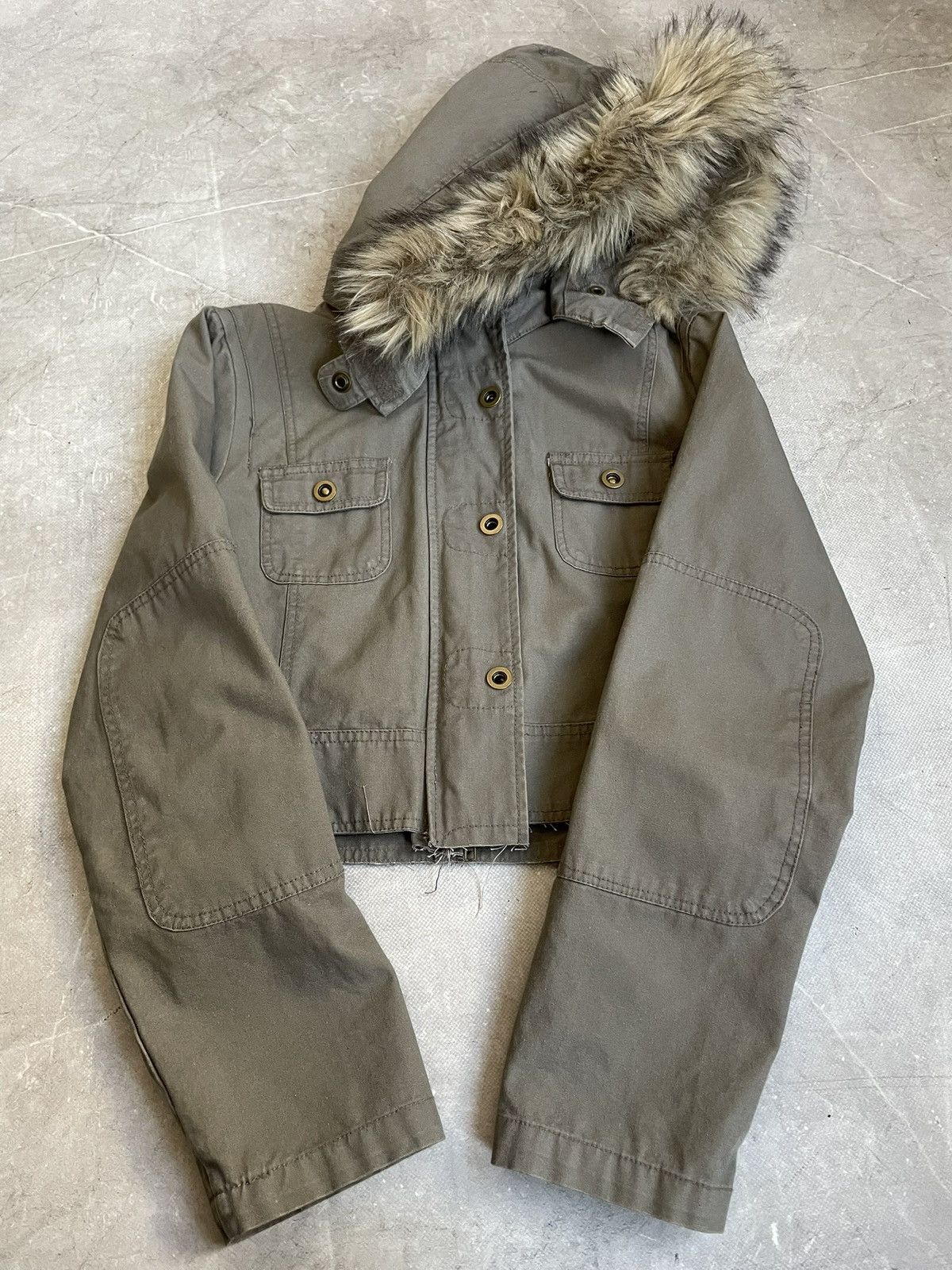 Yohji Yamamoto Green Fur Jacket Vintage Military Style hysteric glamour y2k Size US S / EU 44-46 / 1 - 8 Thumbnail