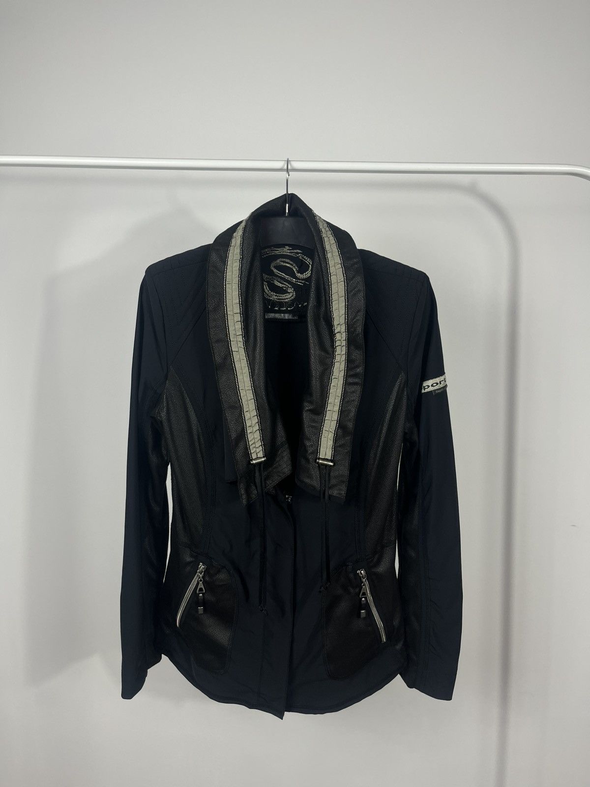 Sportalm Kitzbuhel Sportalm Black Jacket With Faux Leather Inserts Size 38 Size M / US 6-8 / IT 42-44 - 1 Thumbnail