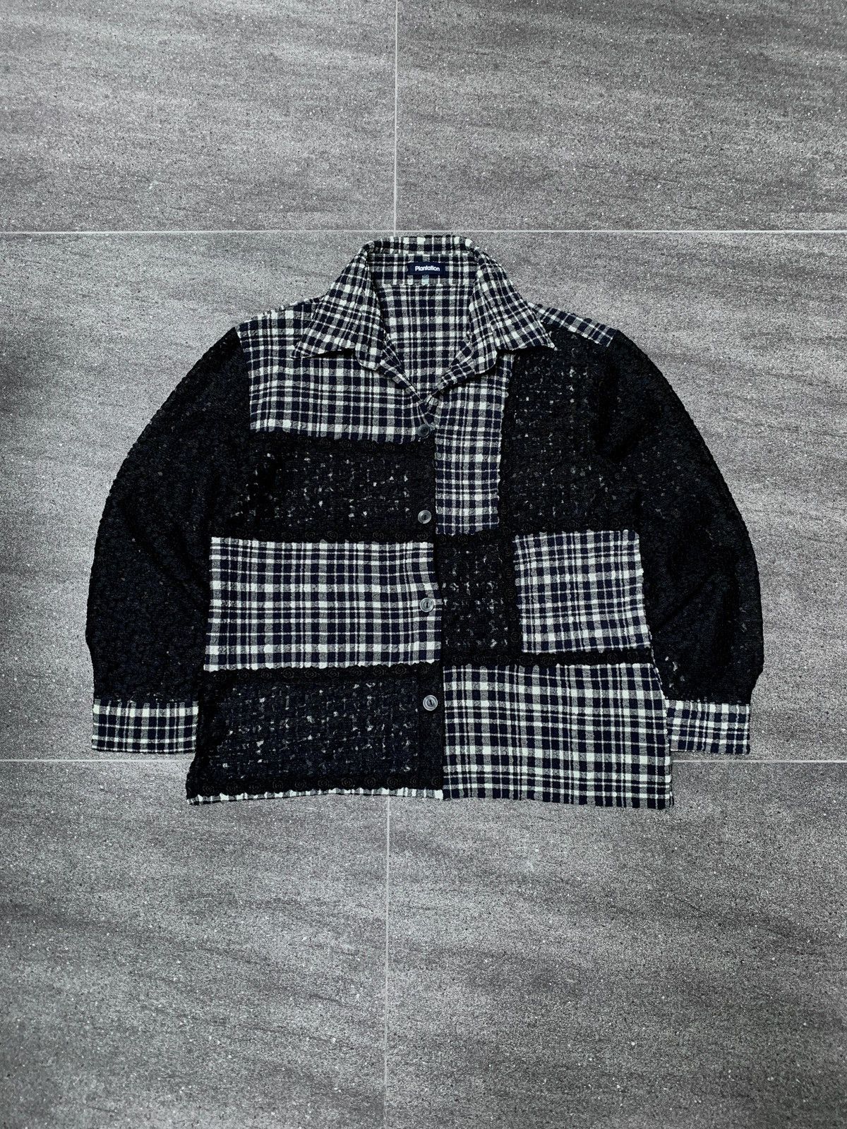 Issey Miyake Plantation Patchwork Brocade Shirt Size US XS / EU 42 / 0 - 1 Thumbnail