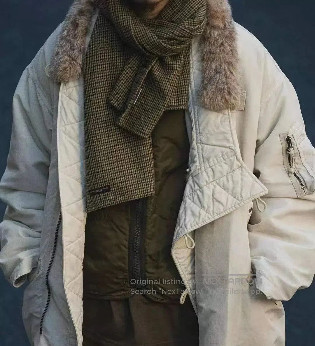 Visvim White Long Insulated Coat . Size US M / EU 48-50 / 2 - 9 Thumbnail