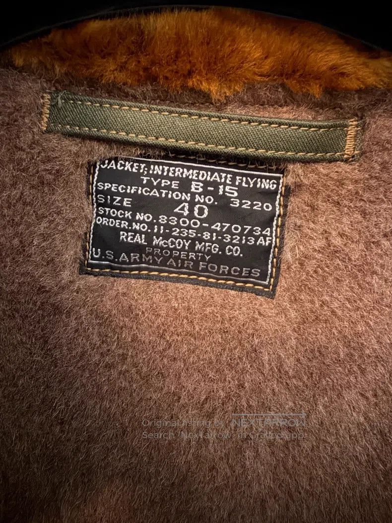 The Real McCoy's The Real McCoys B-15 Alpaca Flight Jacket Size US L / EU 52-54 / 3 - 3 Thumbnail