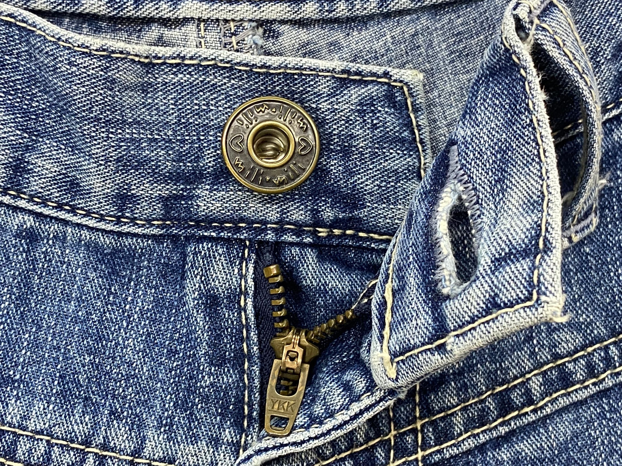 Japanese Brand Mili Mili Baker Pocket Drop Crotch Jeans Size US 30 / EU 46 - 9 Thumbnail