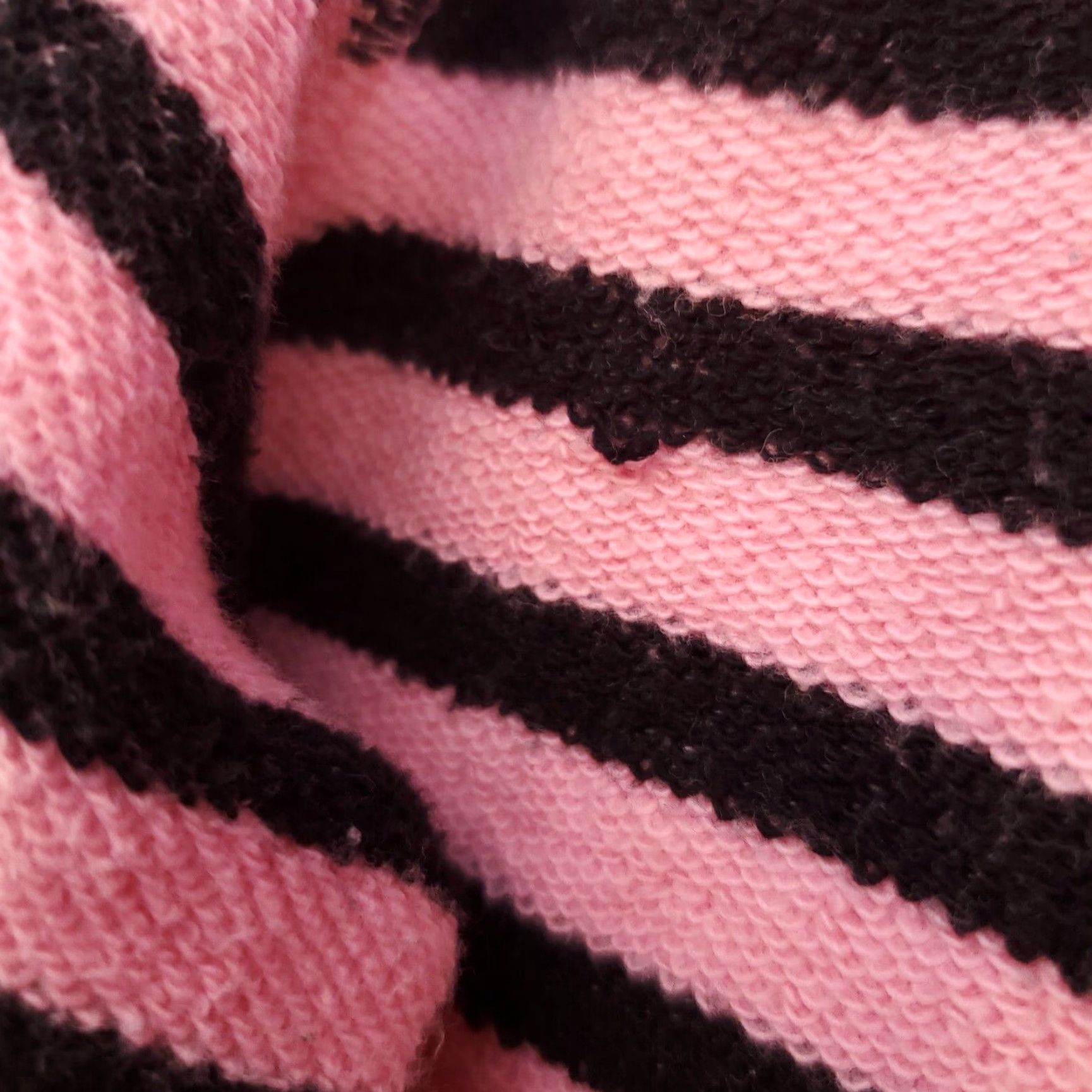 Ralph Lauren LAUREN RALPH LAUREN Womens Sweater Large Pink Striped Knit Drawstring Waist Boat Neck Preppy Size L / US 10 / IT 46 - 6 Thumbnail