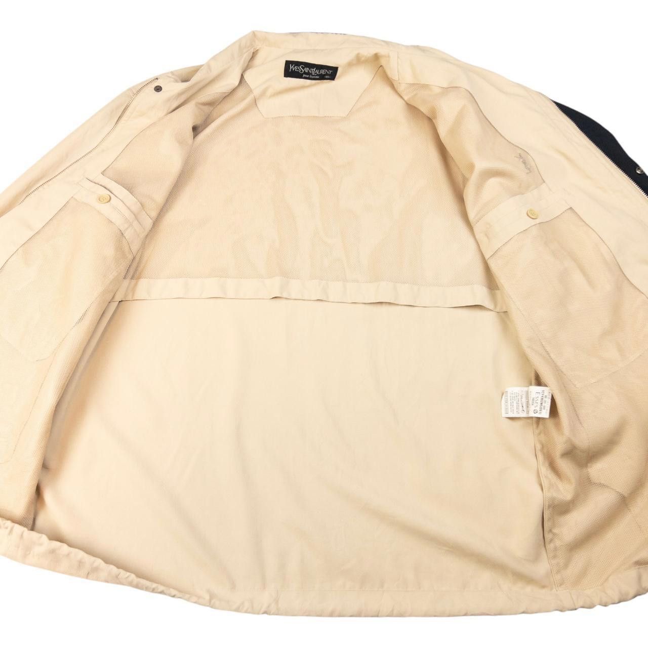 Designer Vintage YSL Yves Saint Laurent Zip Up Jacket Size XL Size US XL / EU 56 / 4 - 4 Thumbnail