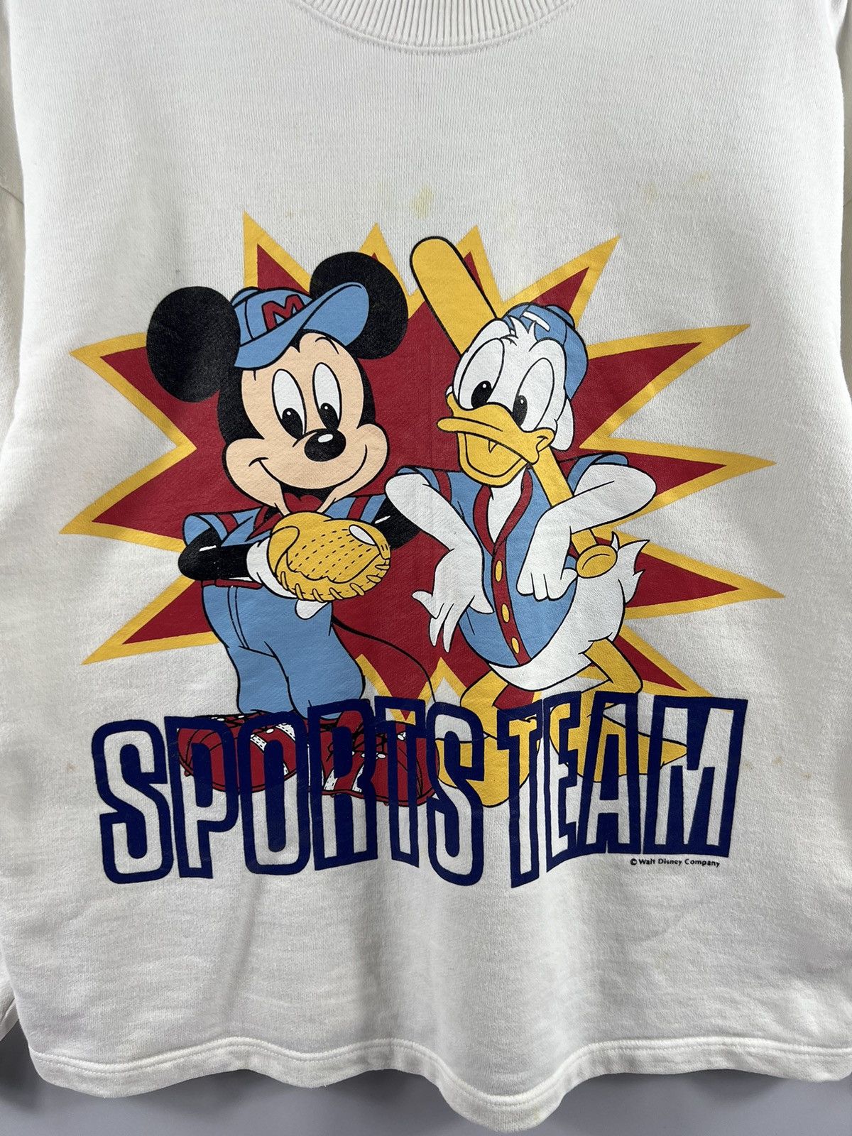 Disney × Mickey Mouse × Vintage 🔥 Vintage 90's Dia Sport for Mickey by Disney Sweatshirt Size US S / EU 44-46 / 1 - 4 Thumbnail