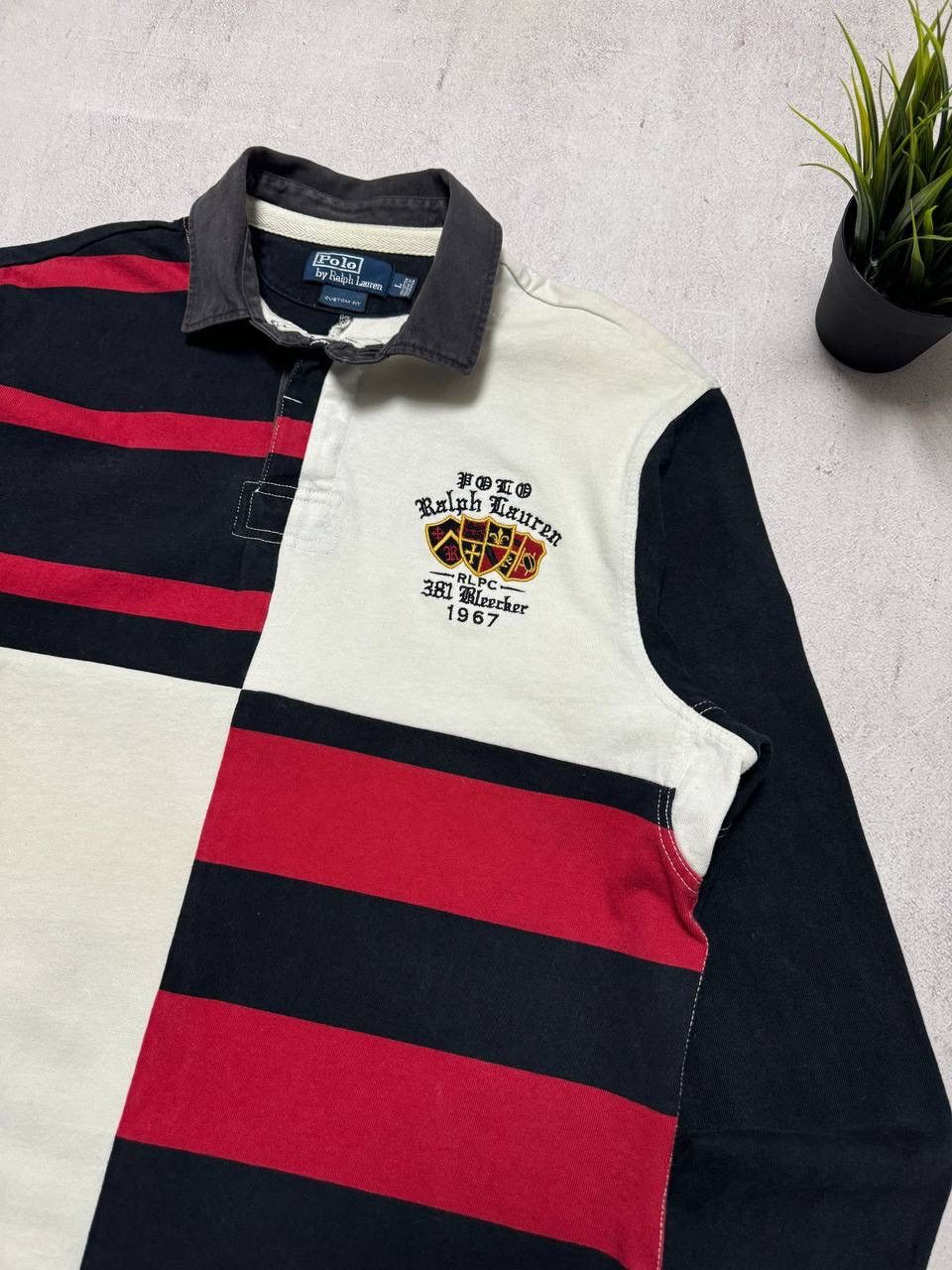 Vintage Vintage Polo Ralph Lauren Rugby Big Logo Baggy Sweatshirt Size US L / EU 52-54 / 3 - 3 Thumbnail