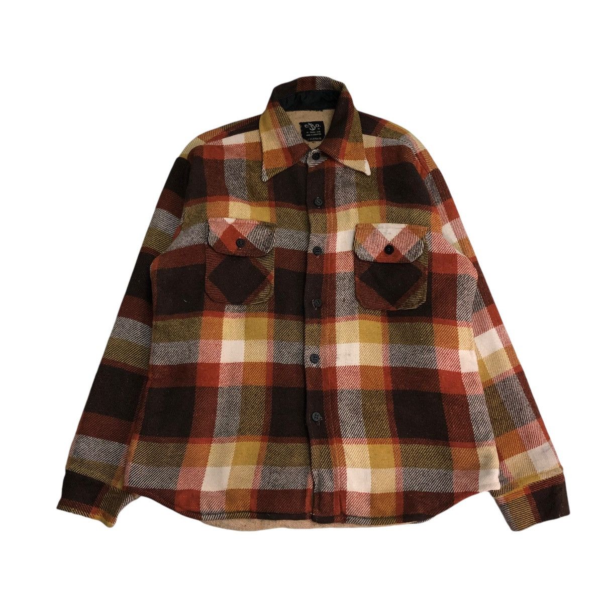 Vintage 🔥VINTAGE WOOL CHORE JACKET TARTAN DESIGN CPO BY PARK AVE Size US M / EU 48-50 / 2 - 1 Thumbnail