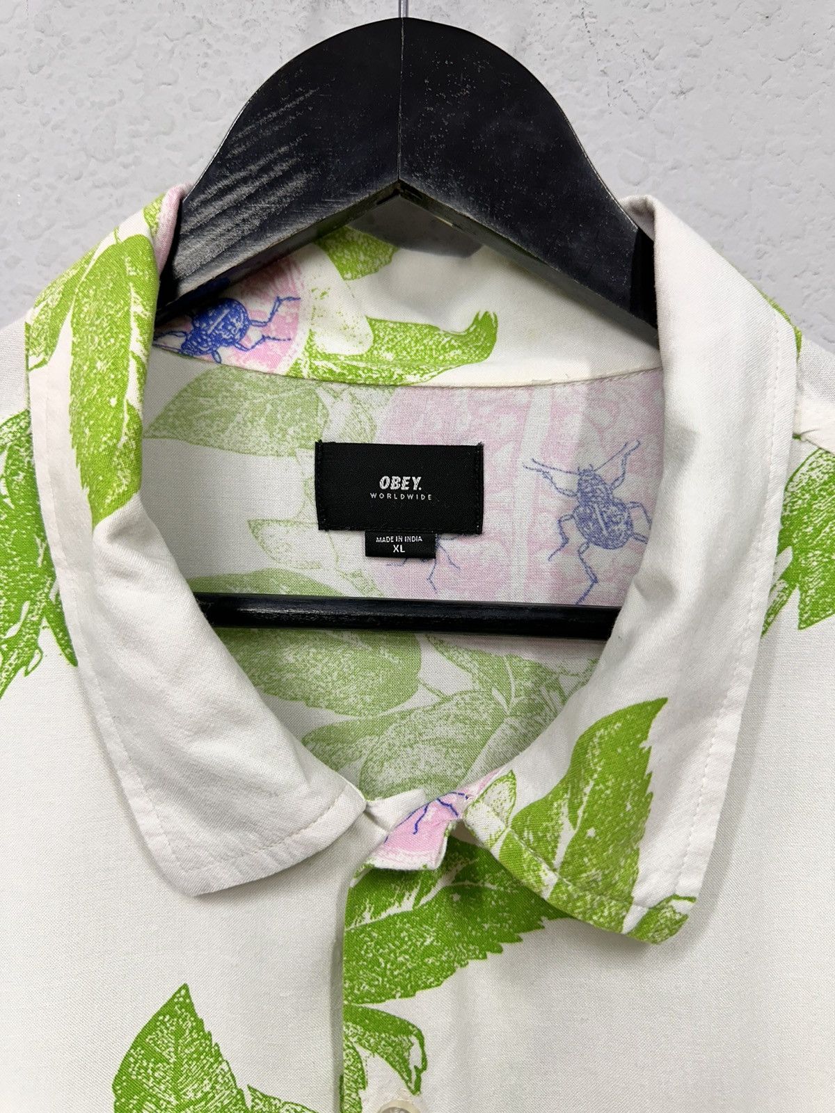 Obey Vintage Obey Shirt Monogram USA HYPE DOLCE GABBANA SHILK Size US XL / EU 56 / 4 - 5 Thumbnail