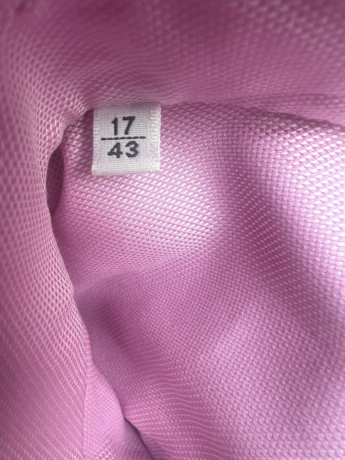 Other Gaetano Ippolito Napoli Dress Shirt – Microcheck Pink Size US L / EU 52-54 / 3 - 3 Thumbnail