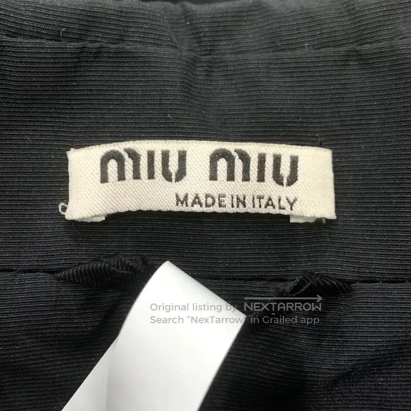 Miu Miu Miu Miu Black Cotton Women's Dress . Size M / US 6-8 / IT 42-44 - 5 Thumbnail