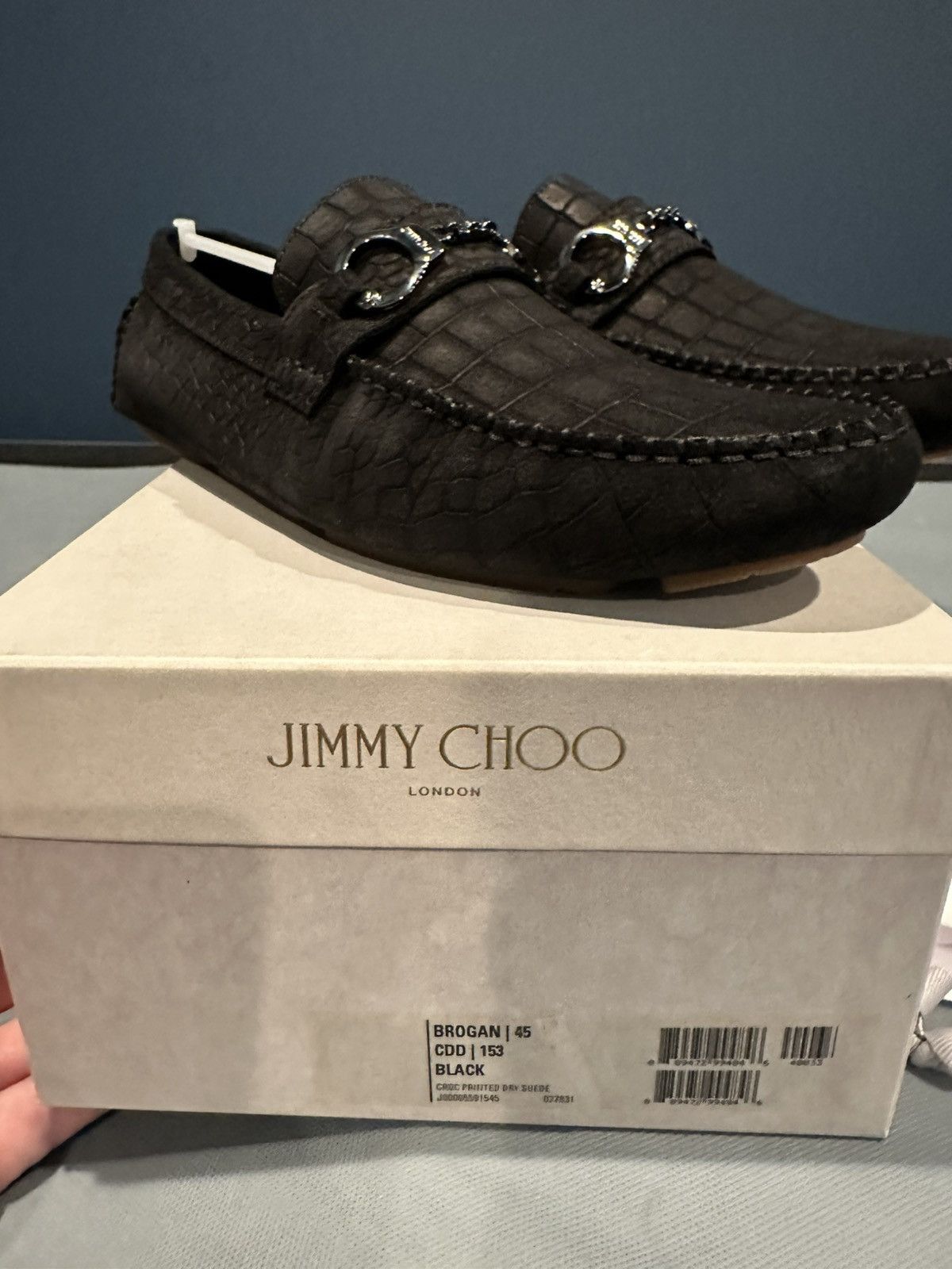 Jimmy Choo Jimmy choo brogan men’s croc embossed loafers size 12/45 Size US 12 / EU 45 - 7 Thumbnail
