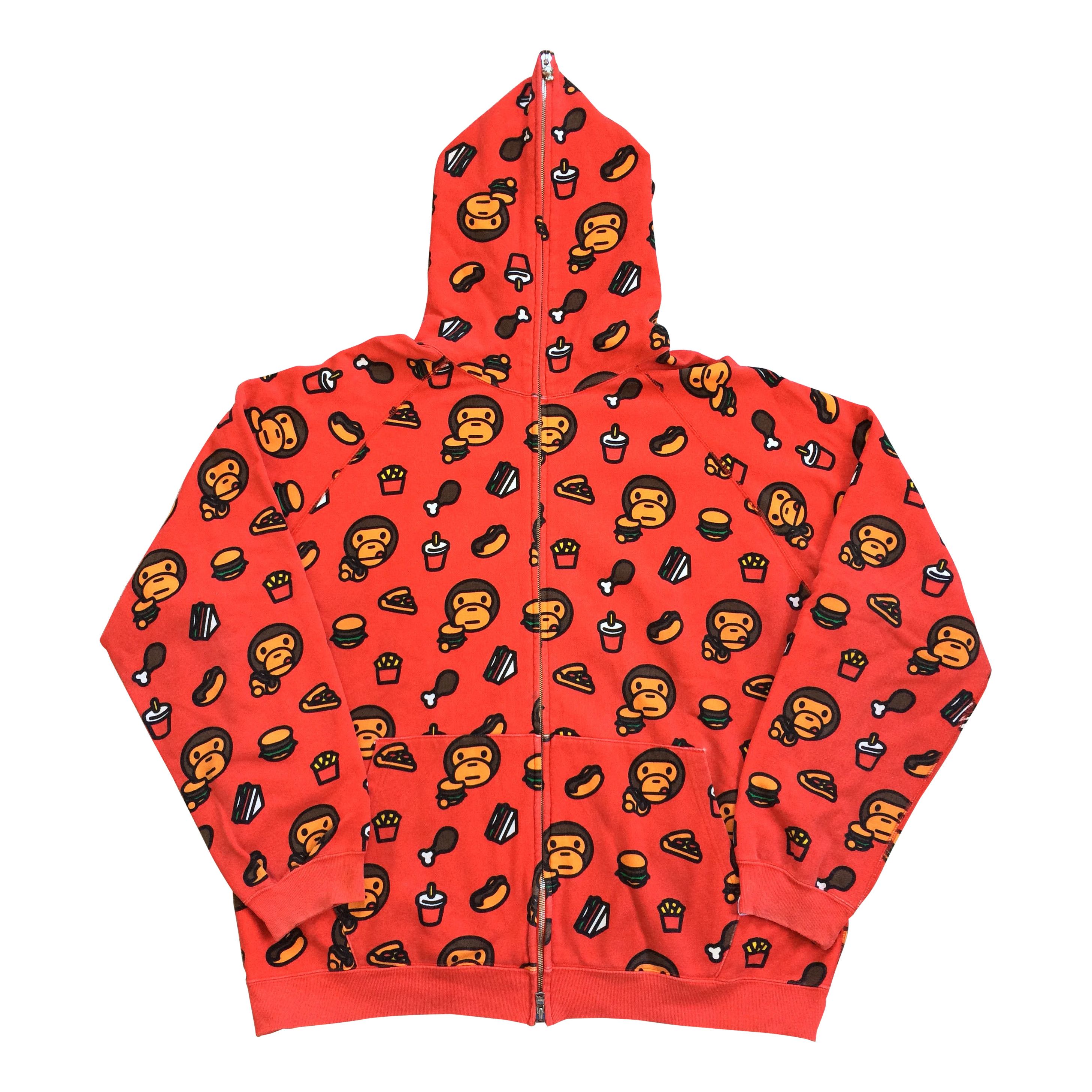 Bape OG Baby Milo Junk Food Hoodie | Grailed