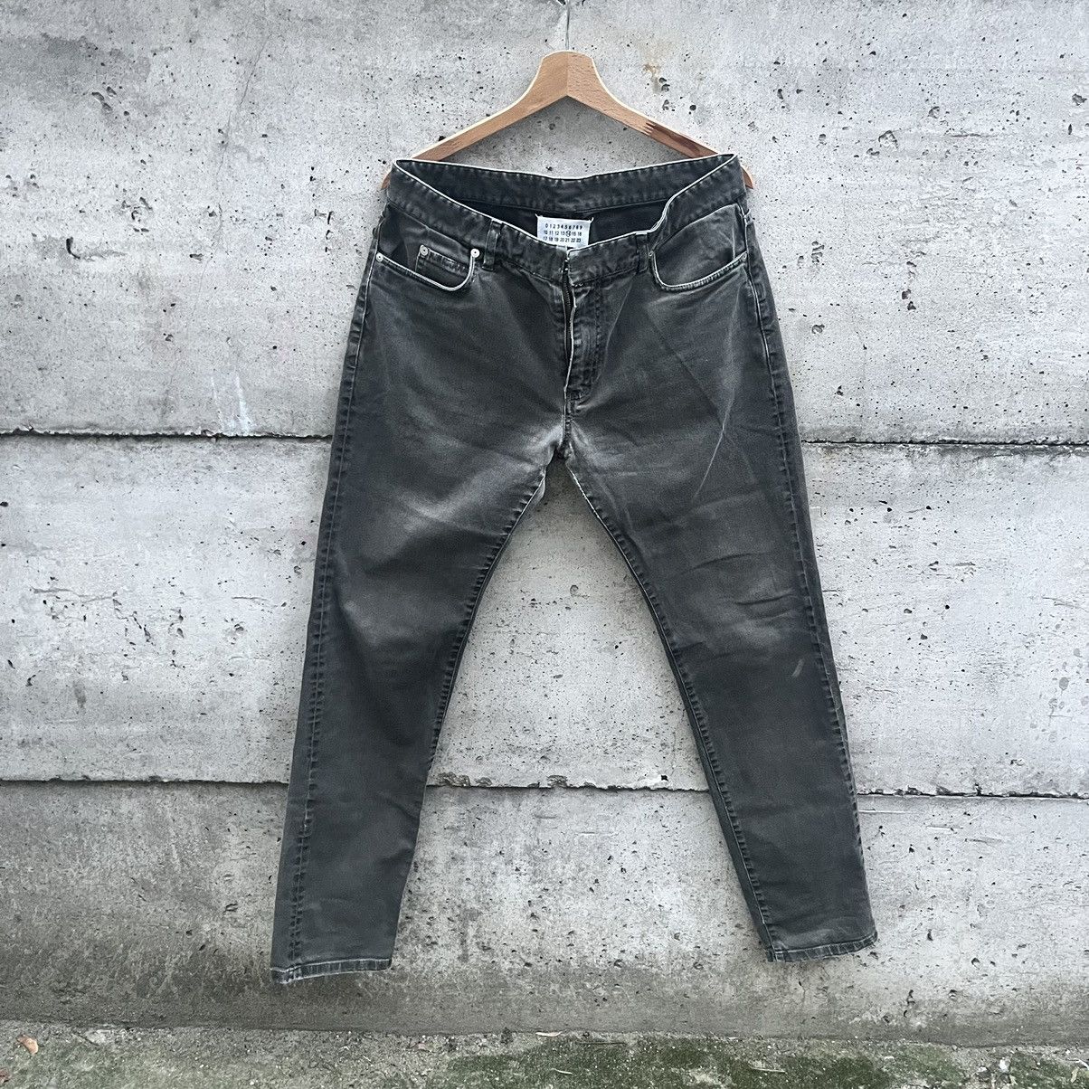 Maison Margiela Maison Martin Margiela F/W 15 Khaki Denim Jeans Tapered fit Size US 32 / EU 48 - 16 Thumbnail
