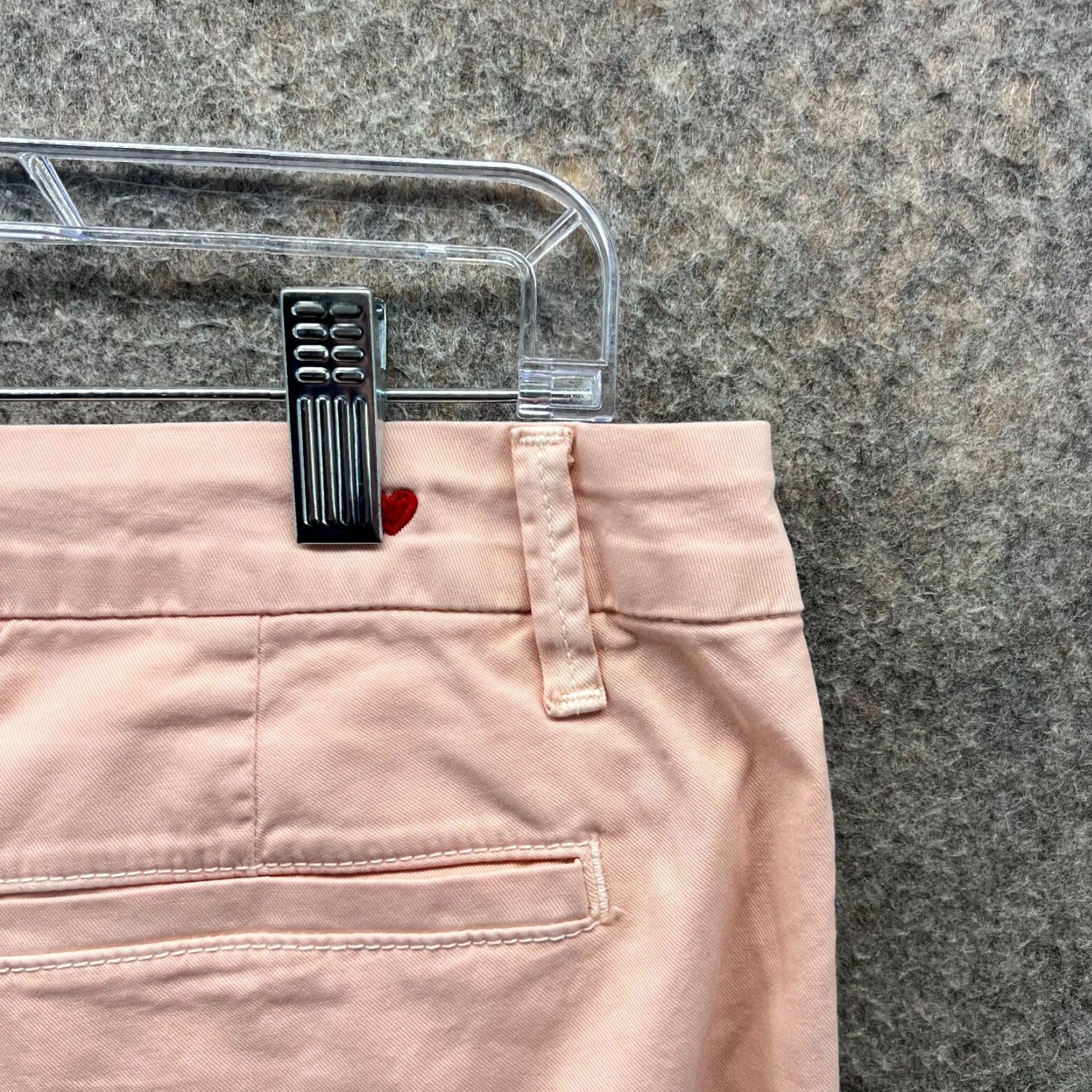 Sundry Sundry Pants Womens 27 Pink Chino Flat Front High Rise Cotton Preppy Casual Formal Travel Size 27" / US 4 / IT 40 - 6 Thumbnail